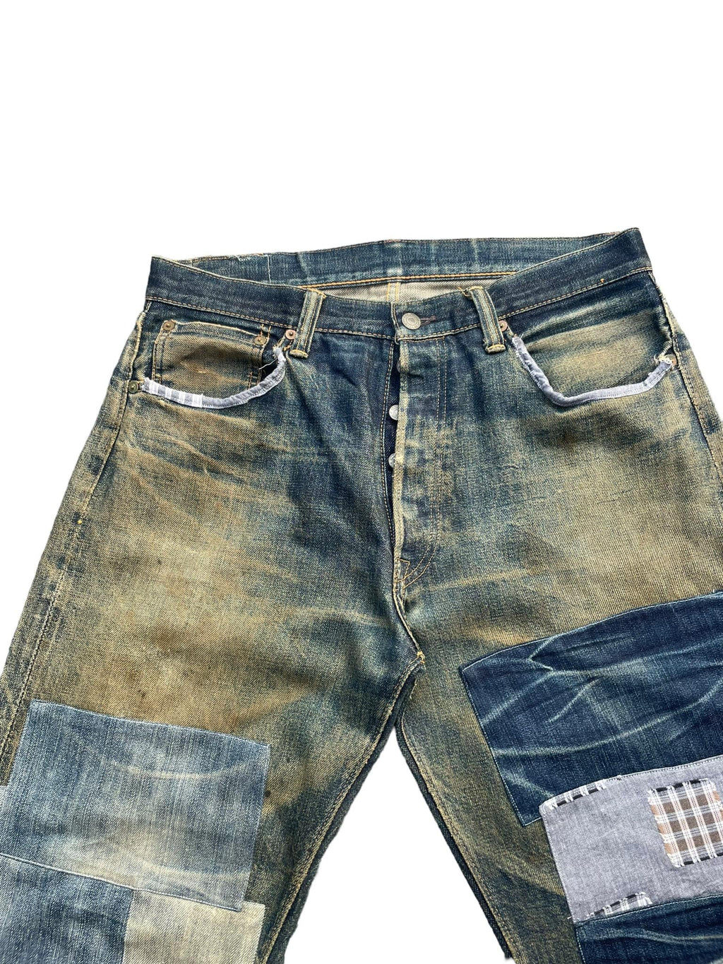Vintage Gleem Selvedge Distressed Denim