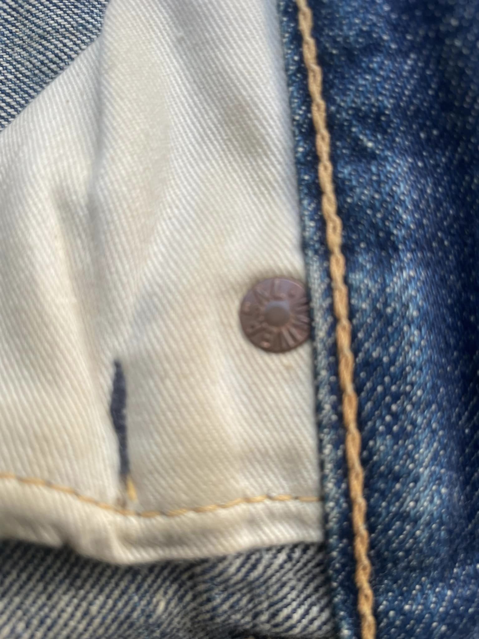 Vintage Gleem Selvedge Distressed Denim