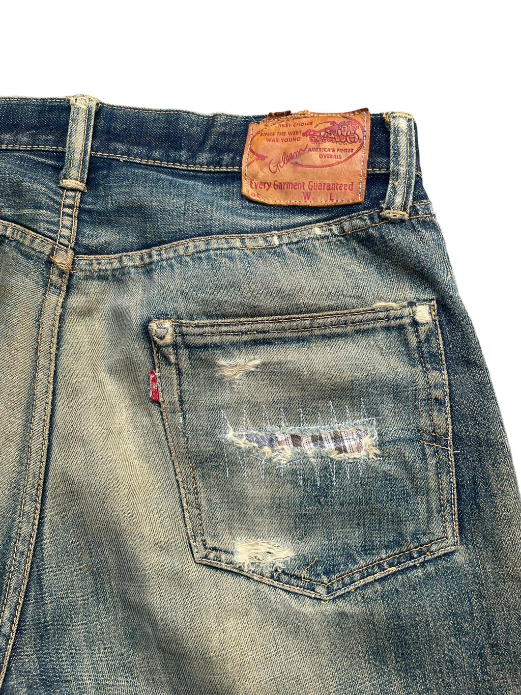 Vintage Gleem Selvedge Distressed Denim
