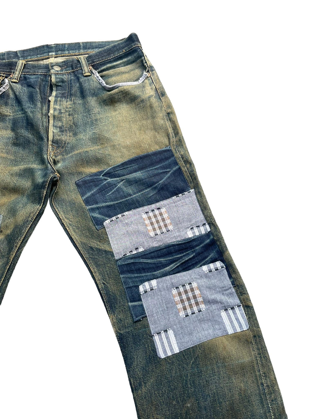 Vintage Gleem Selvedge Distressed Denim