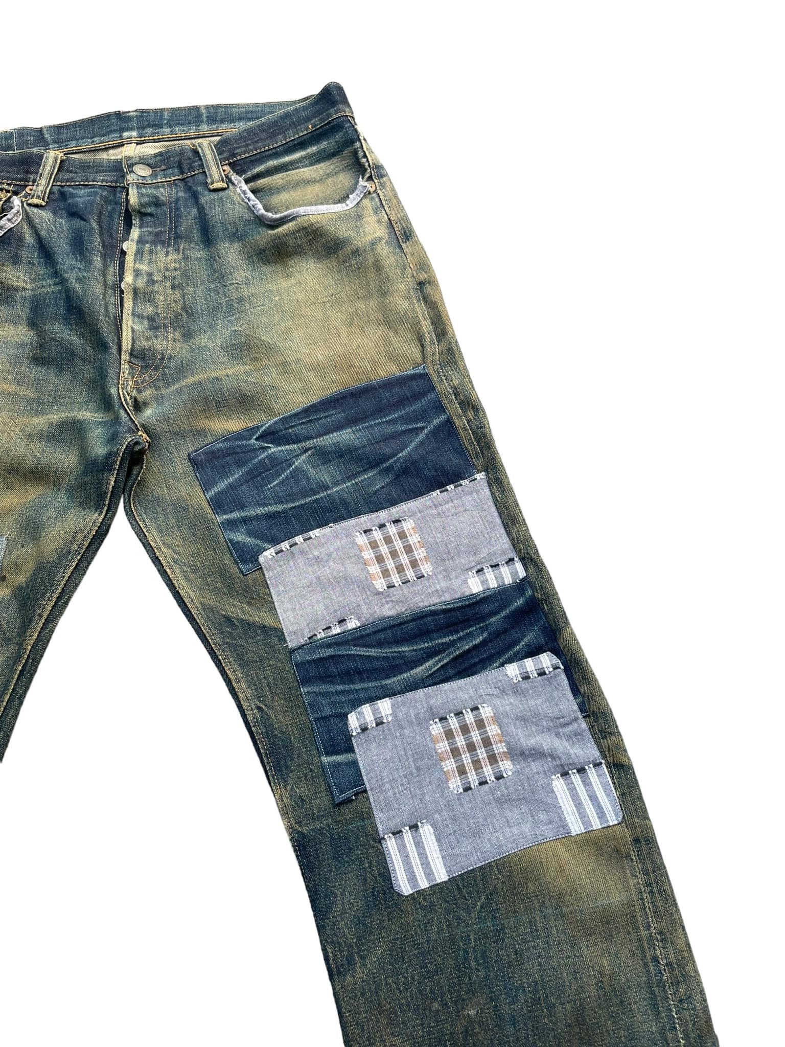 Vintage Gleem Selvedge Distressed Denim