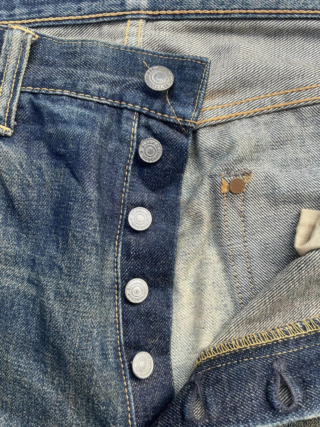 Vintage Gleem Selvedge Distressed Denim