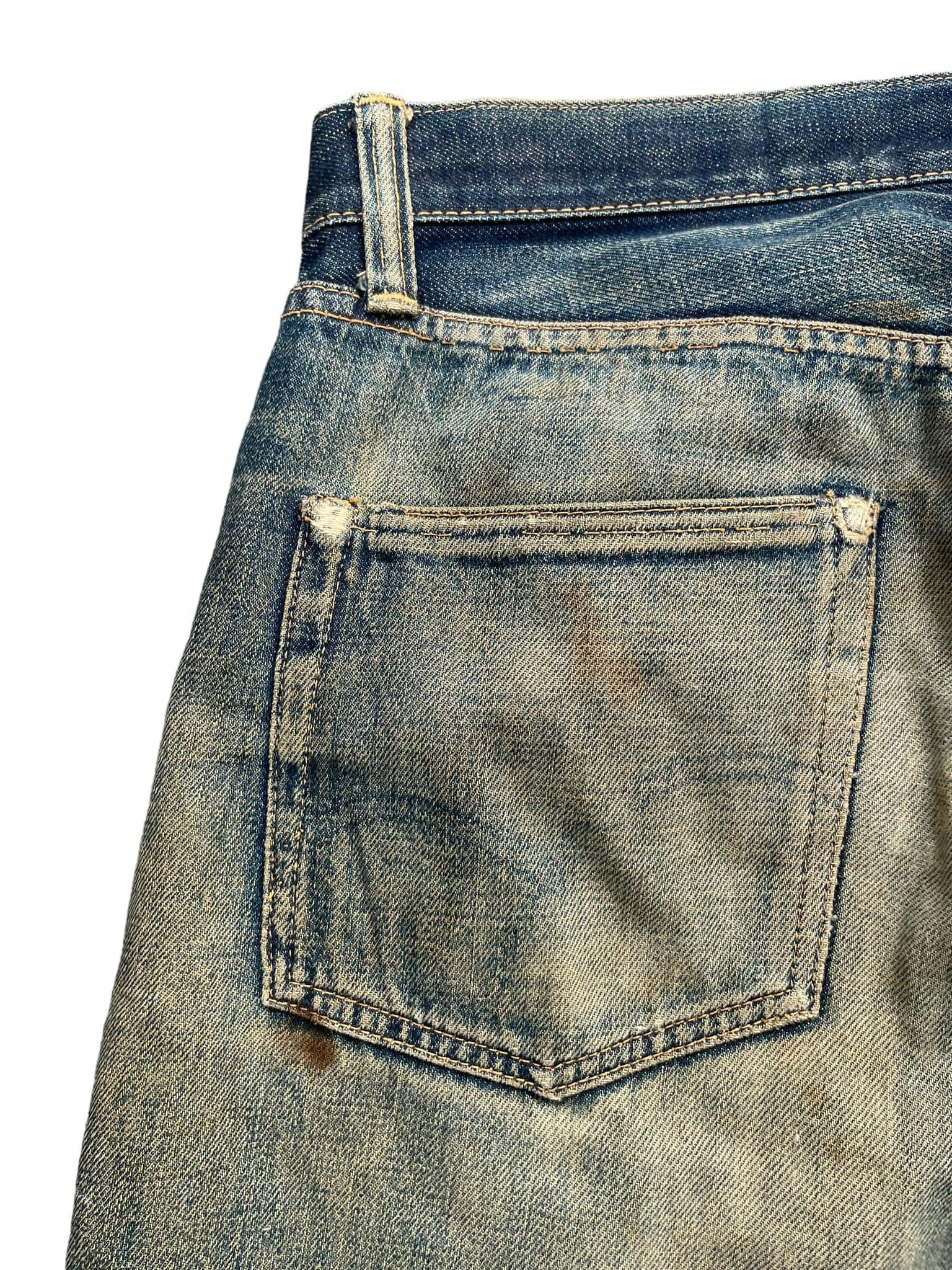 Vintage Gleem Selvedge Distressed Denim