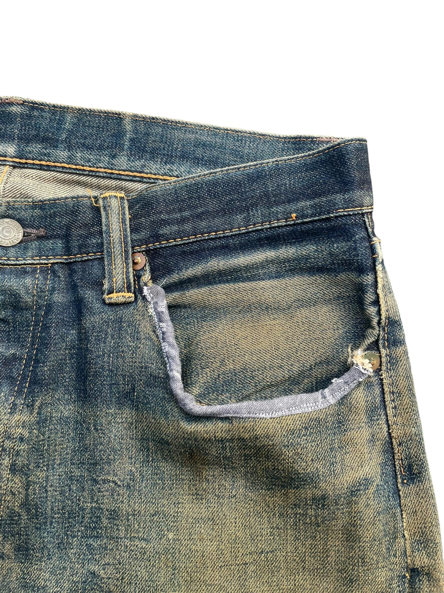 Vintage Gleem Selvedge Distressed Denim