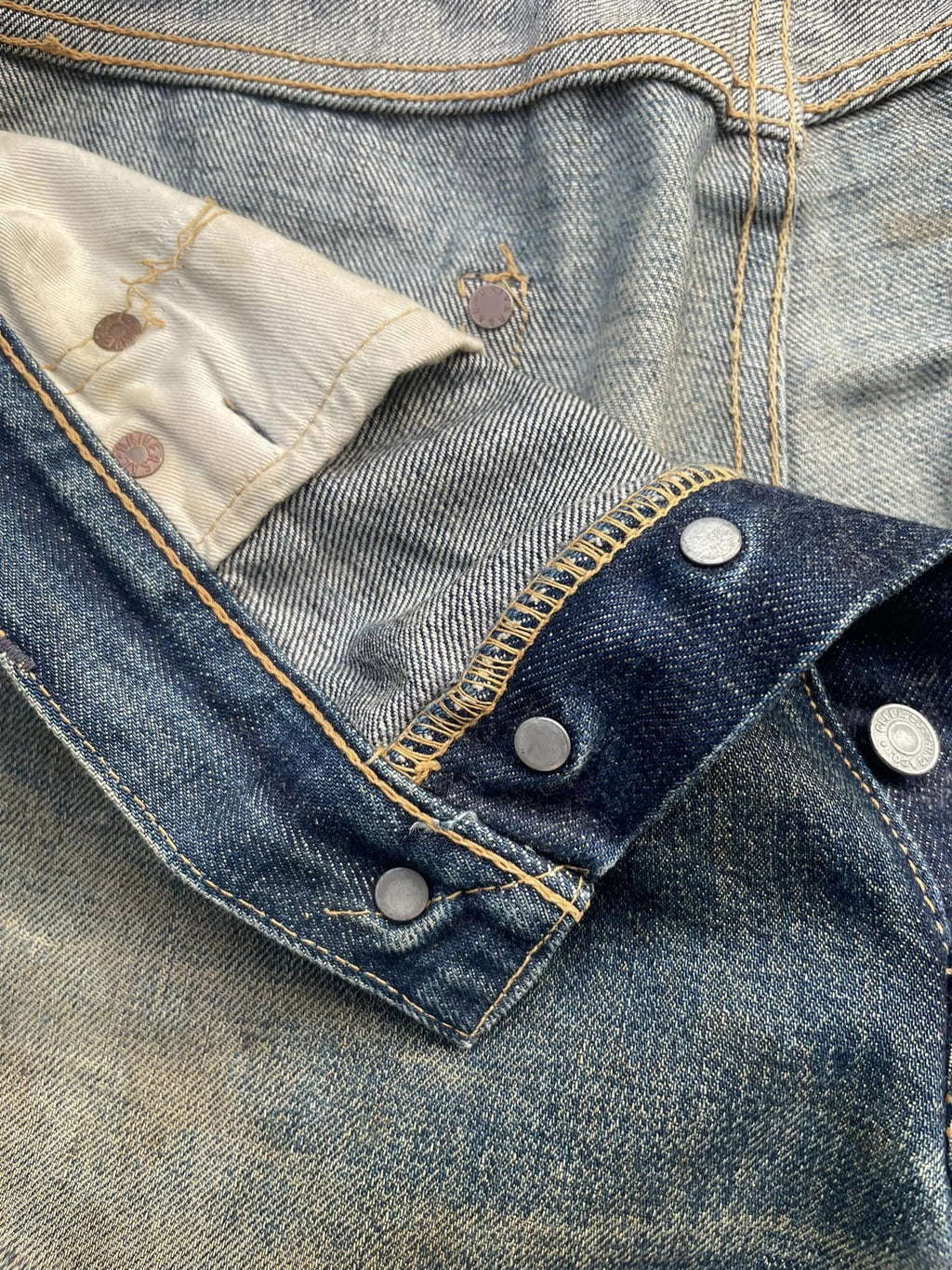 Vintage Gleem Selvedge Distressed Denim