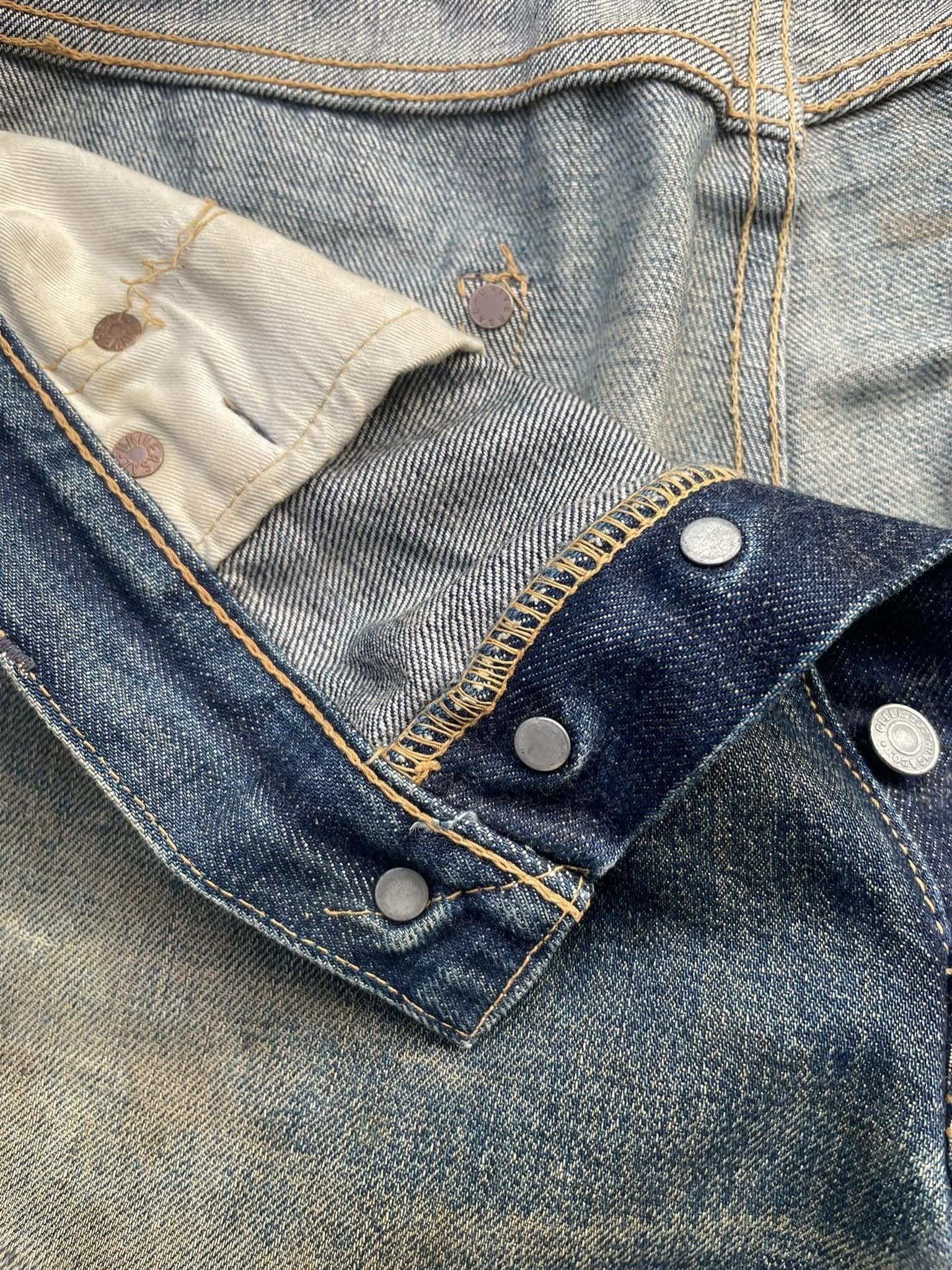 Vintage Gleem Selvedge Distressed Denim