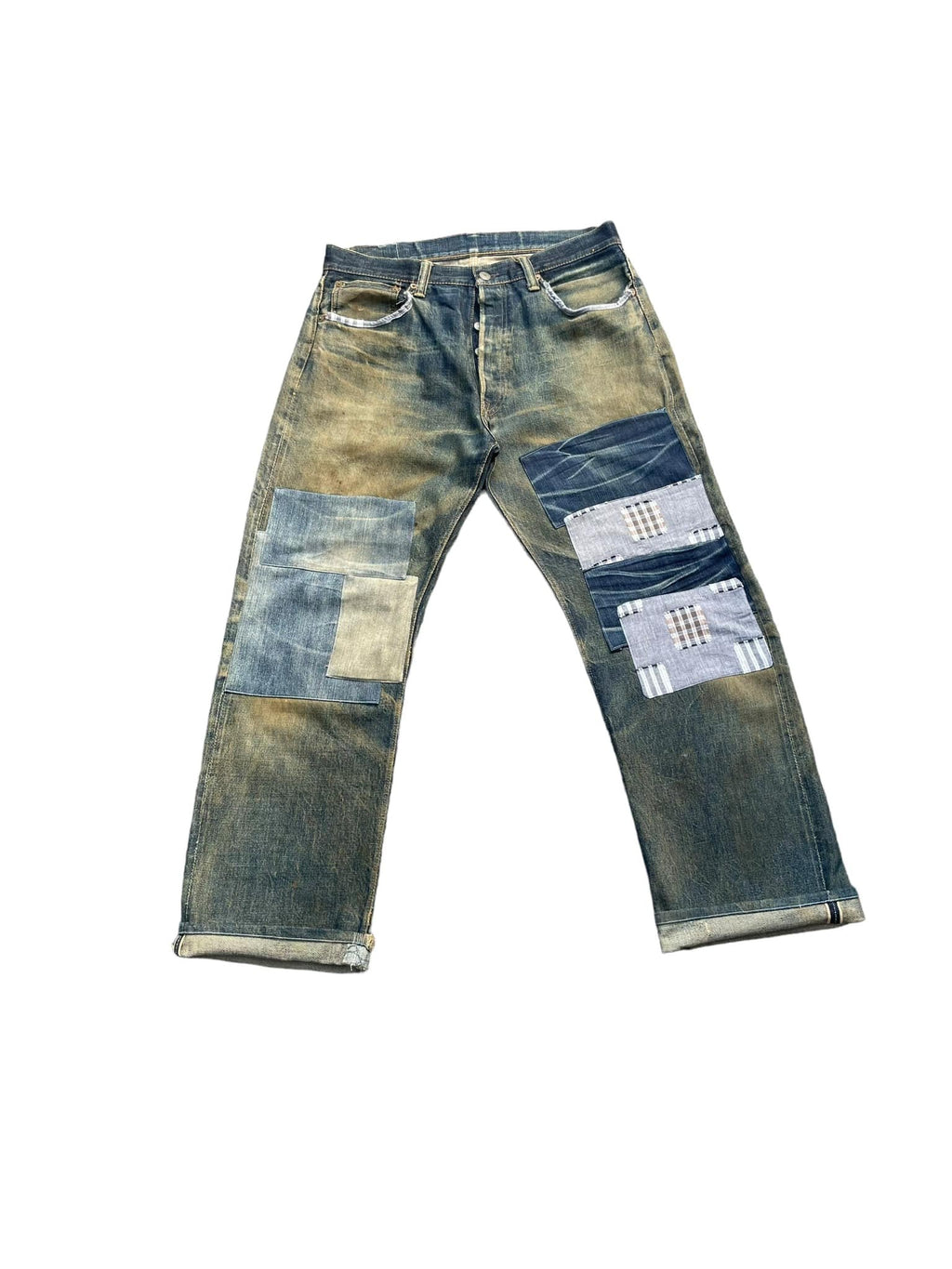Vintage Gleem Selvedge Distressed Denim