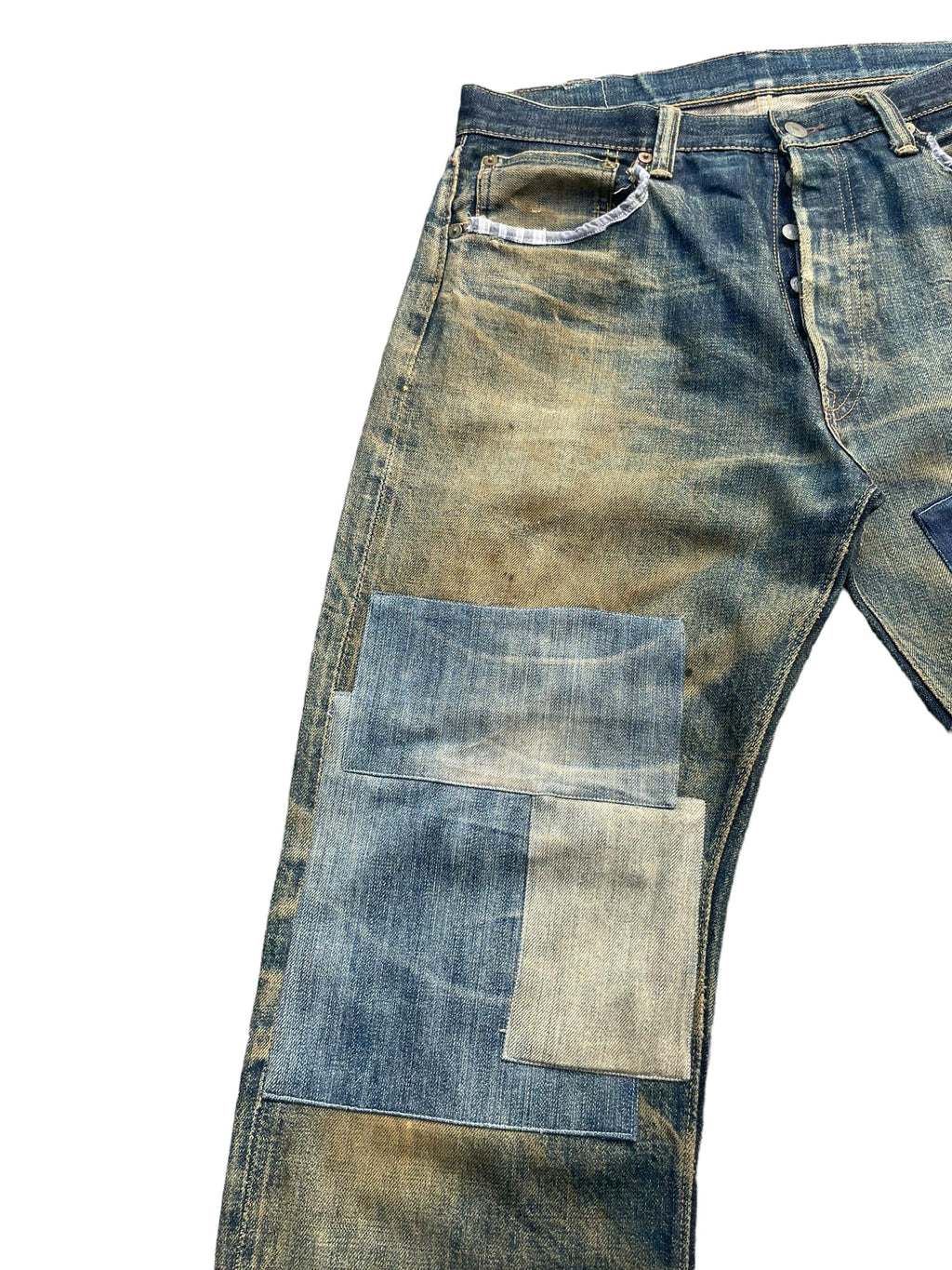 Vintage Gleem Selvedge Distressed Denim