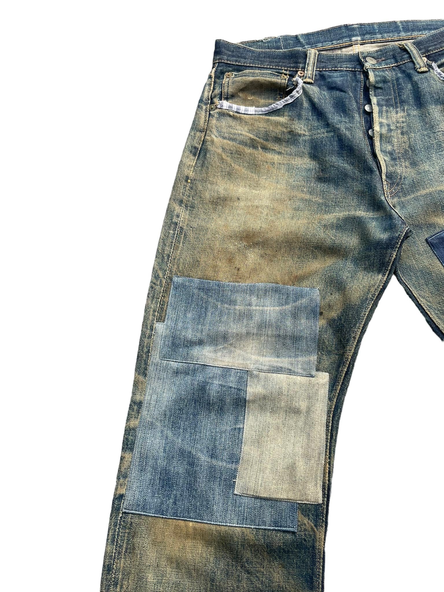 Vintage Gleem Selvedge Distressed Denim