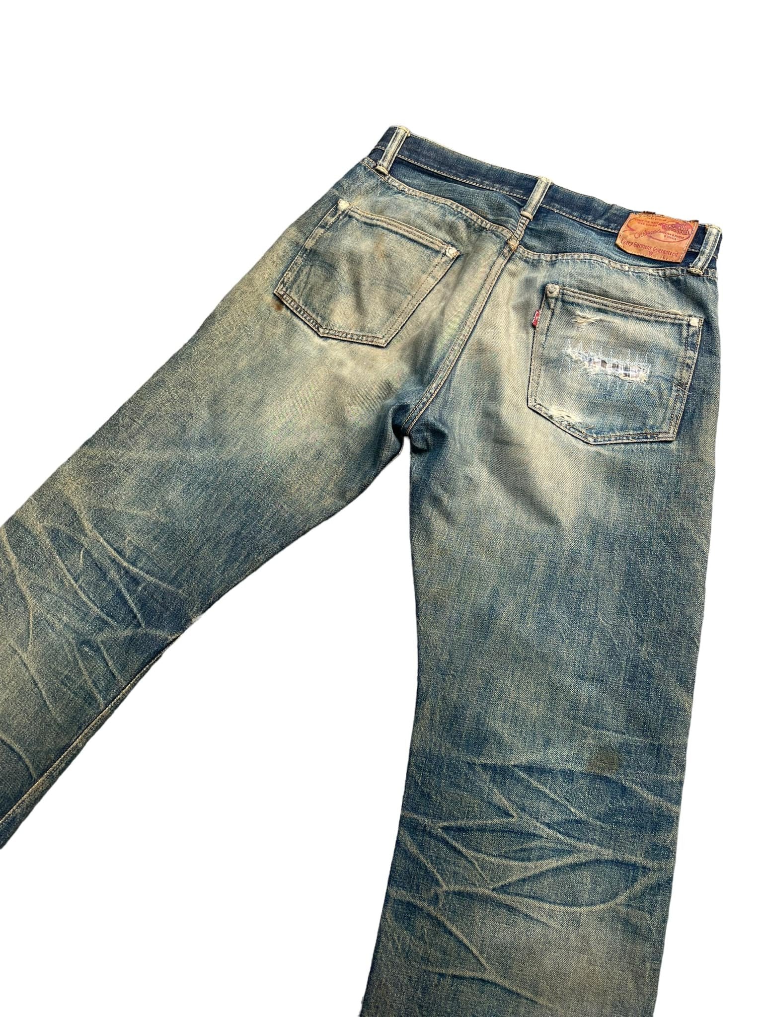 Vintage Gleem Selvedge Distressed Denim