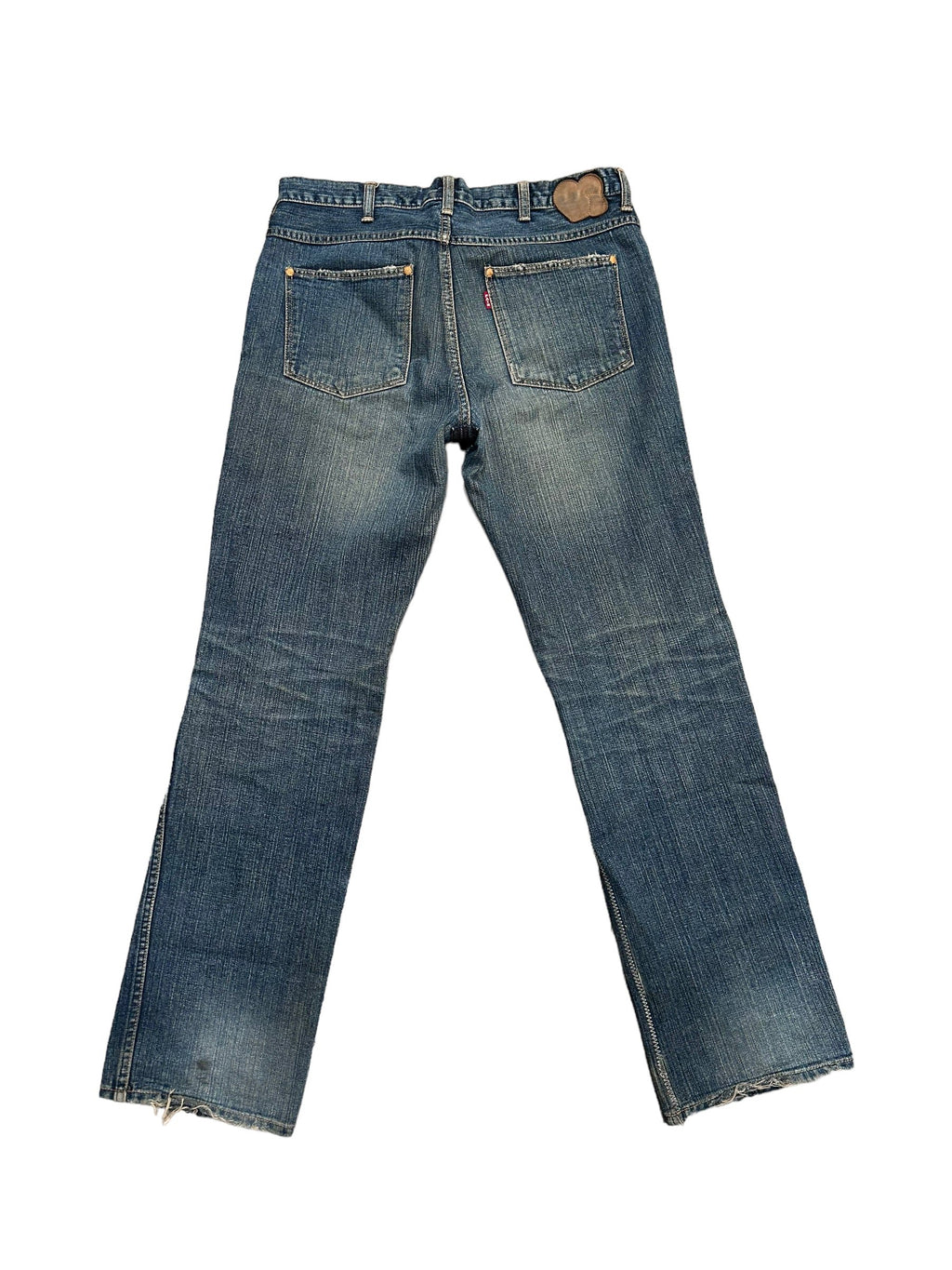 AW03 Number (N)ine Touch Me I’m Sick Kurt Cobain Distressed Patchwork Denim