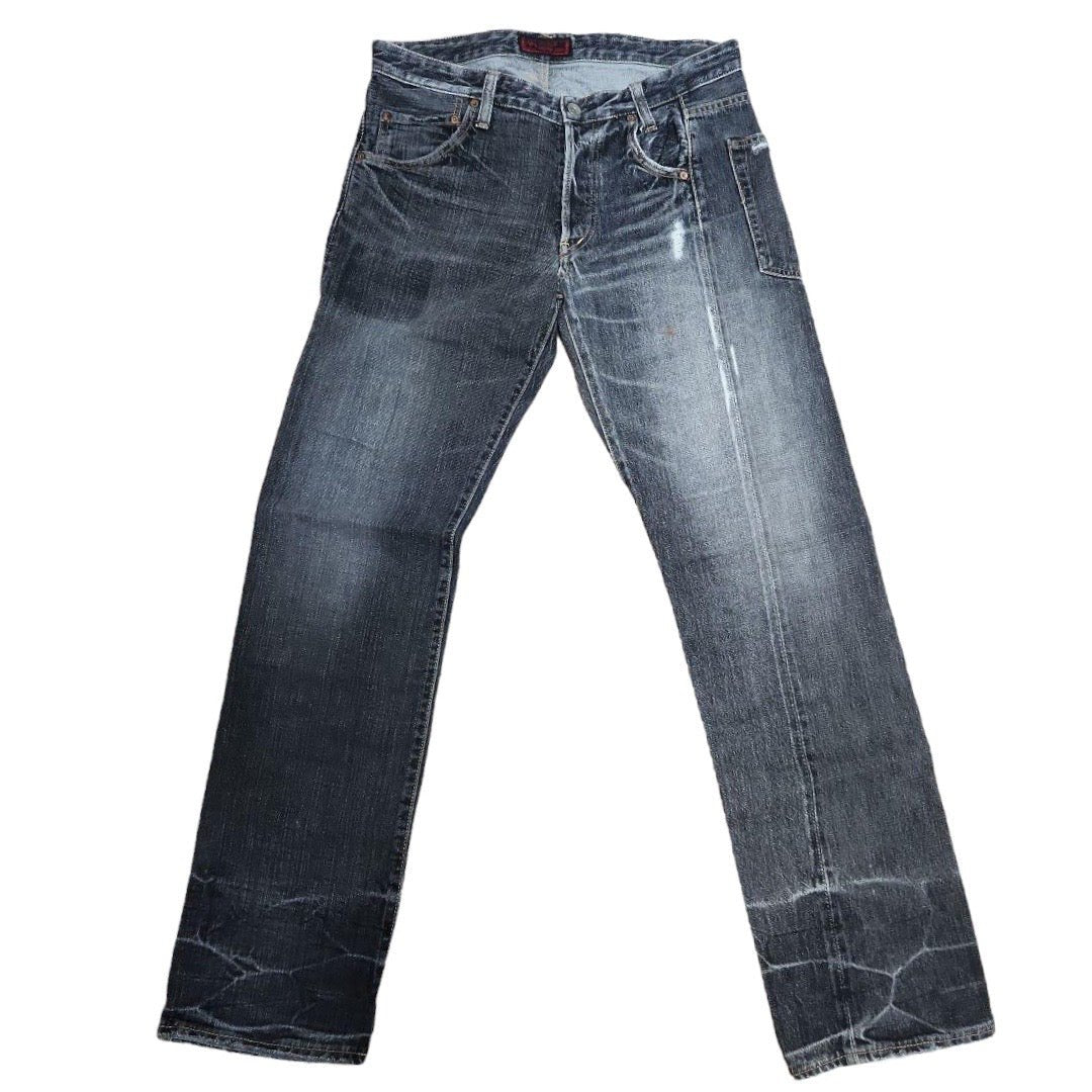 Sample Johnbull Asymmetrical Side Stitch Denim