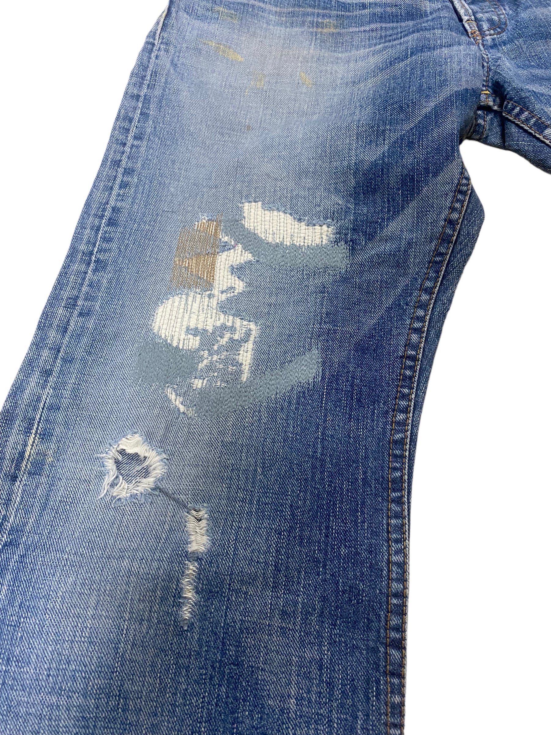 Johnbull Distressed Denim With Repairs