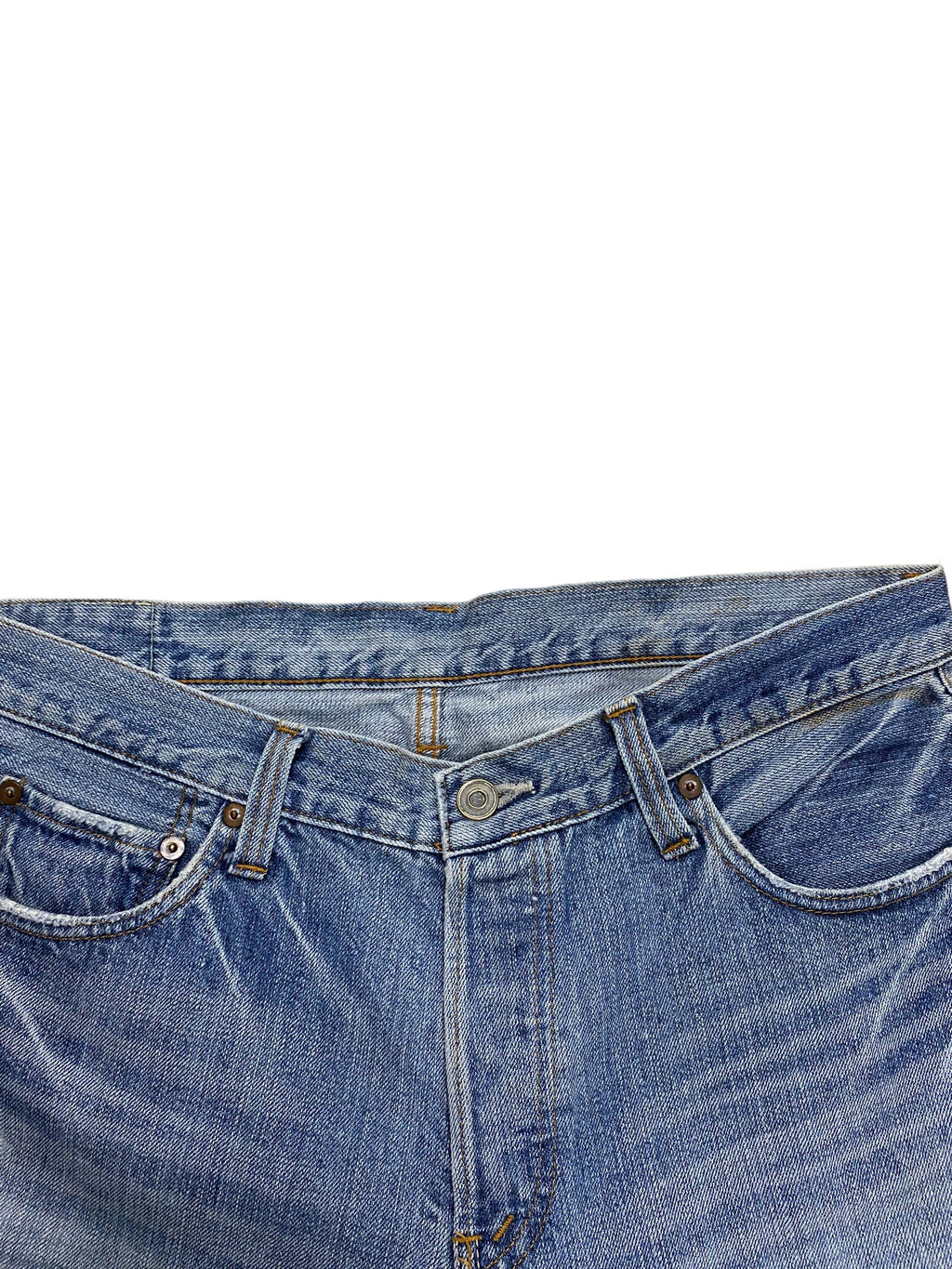 Johnbull Patchwork/Bandage Style Denim