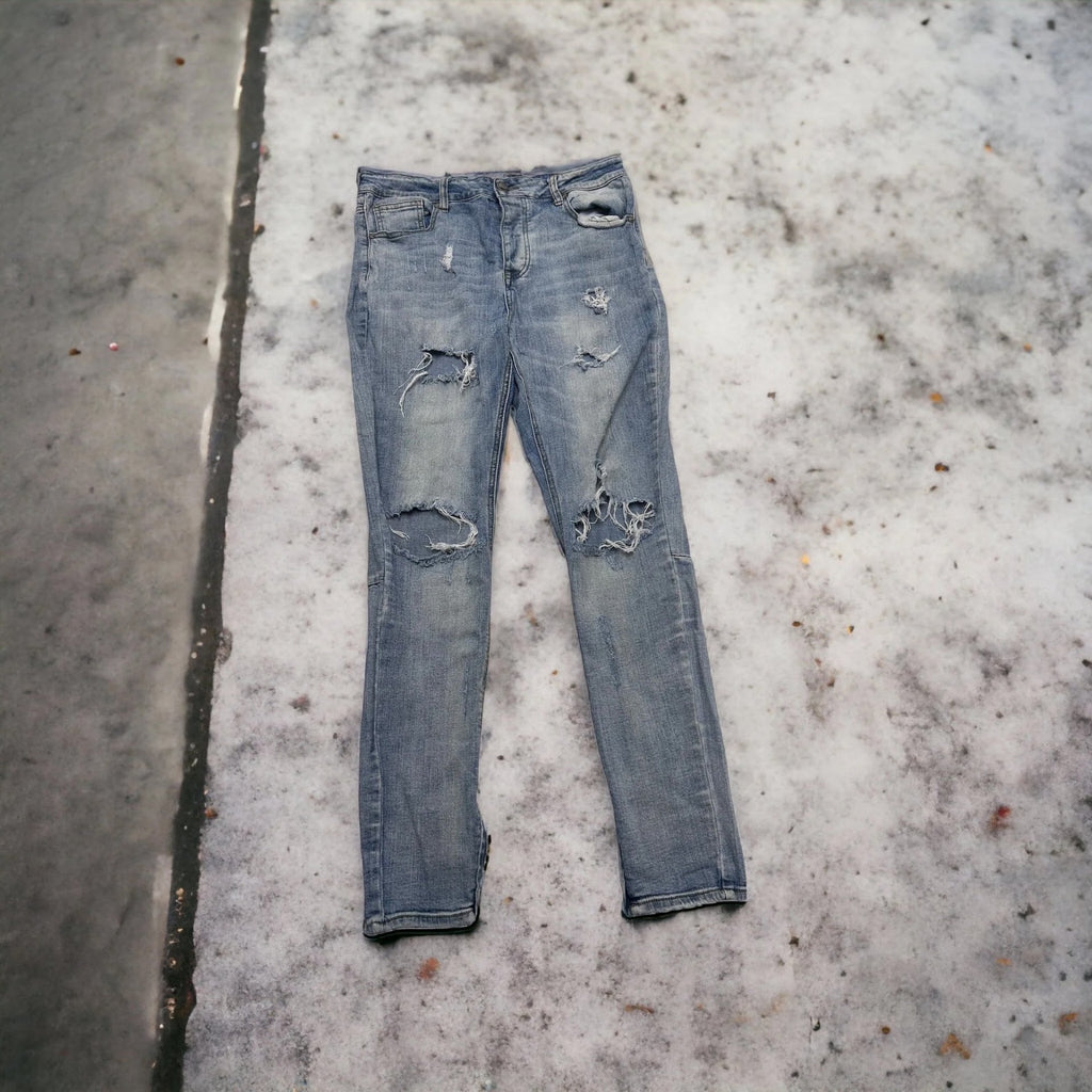 Sixth June Paris Skinny Distressed Denim