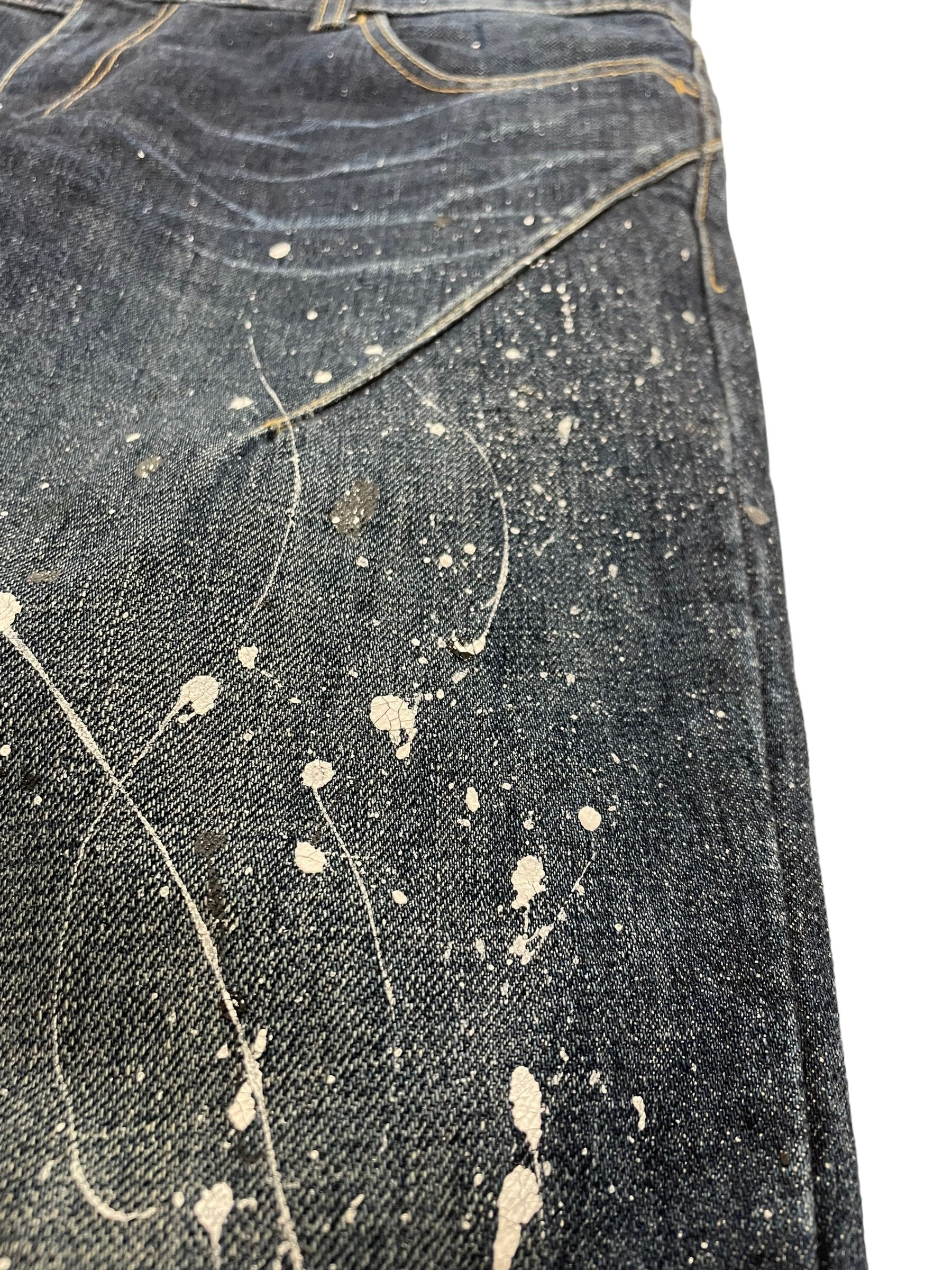 Number (N)ine Paint Splatter Denim