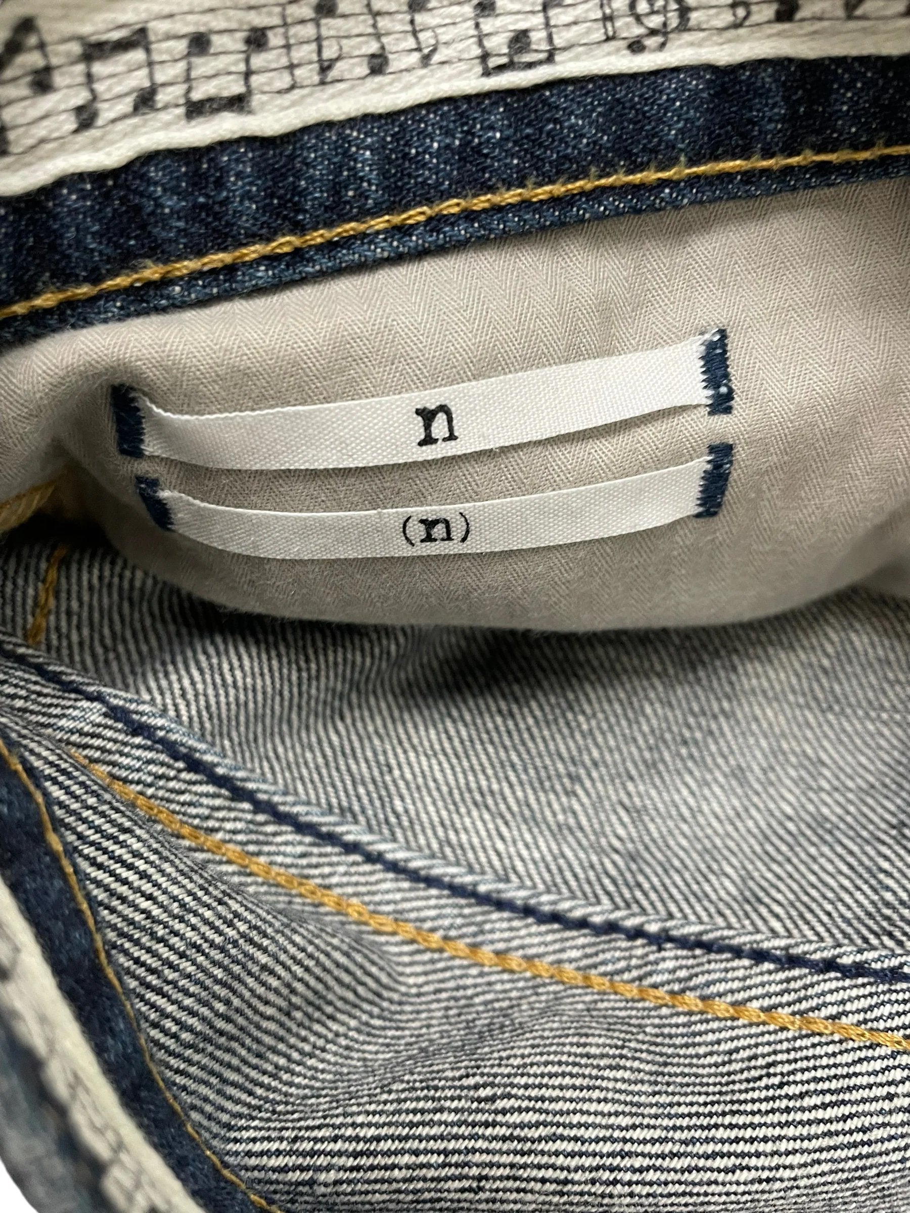 Number (N)ine Paint Splatter Denim