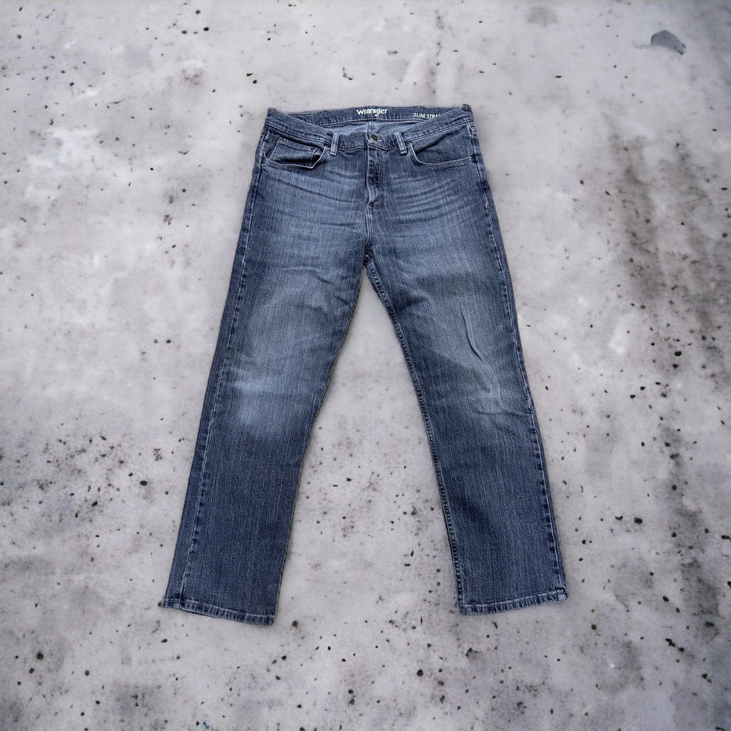 Wrangler Gray Faded Jeans