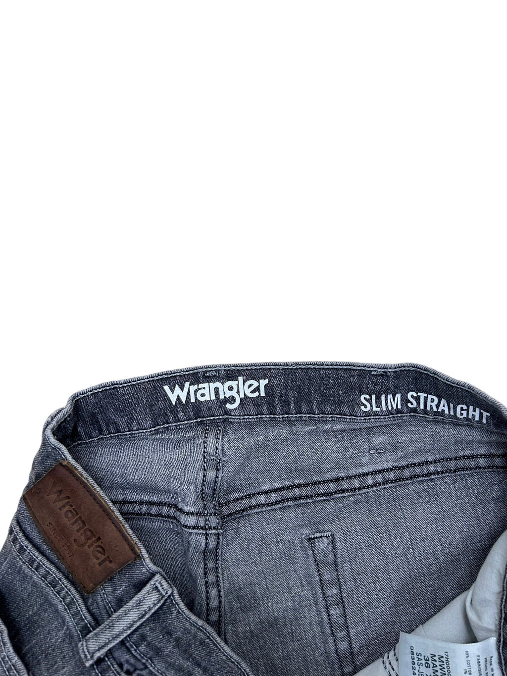 Wrangler Gray Faded Jeans