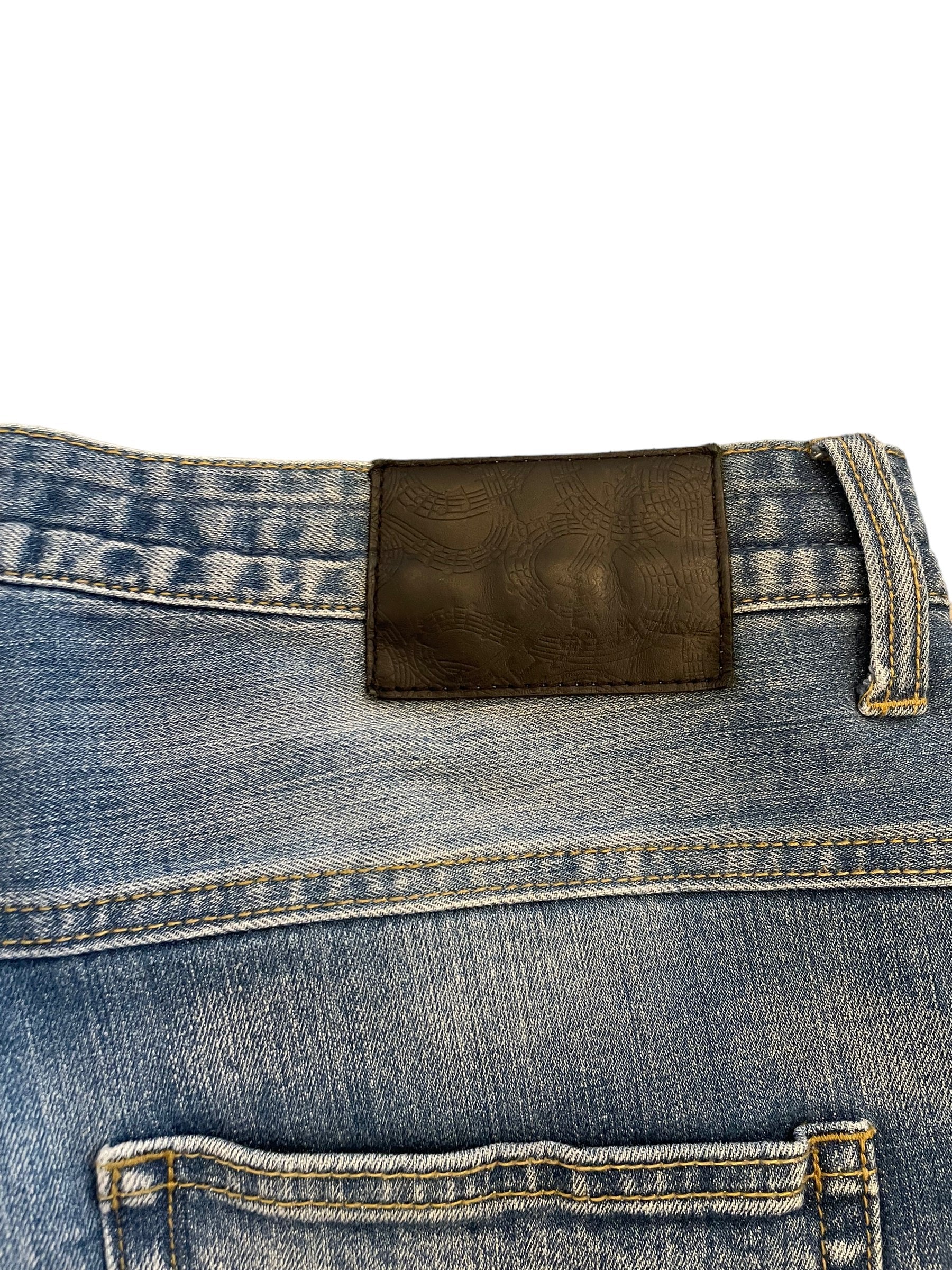 Number (n)ine paint/bandana jeans