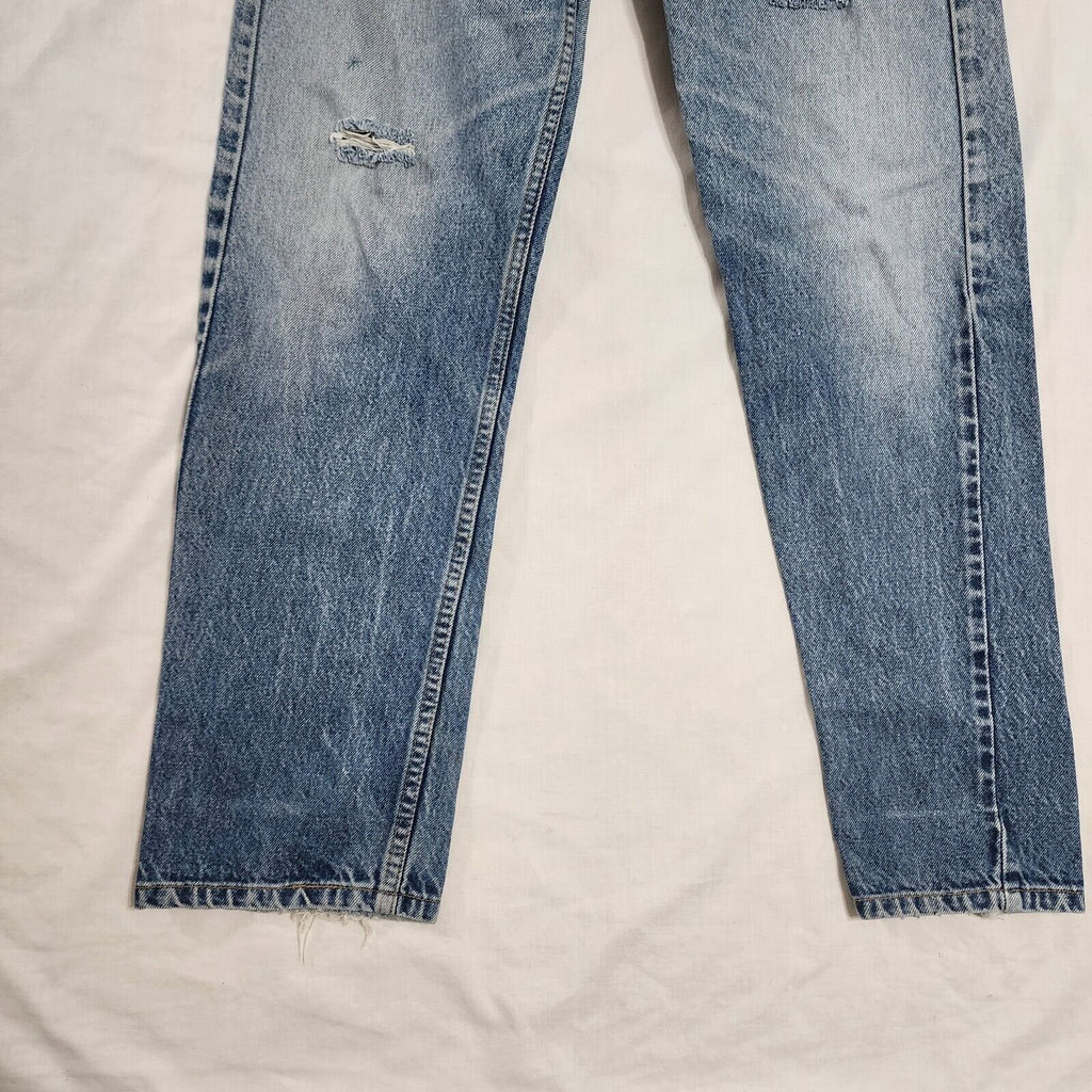 Vintage Orange Tab Levi's 505 Jeans Distressed Mens 32x29