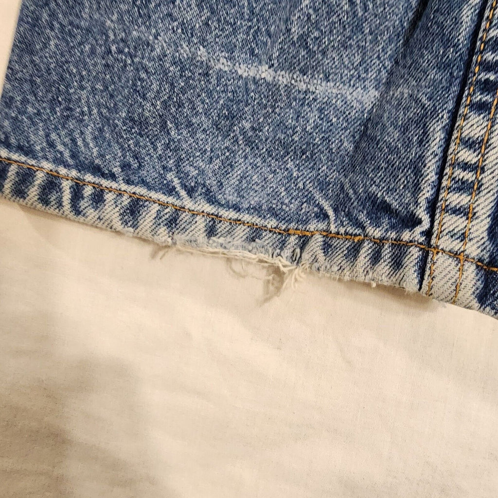 Vintage Orange Tab Levi's 505 Jeans Distressed Mens 32x29