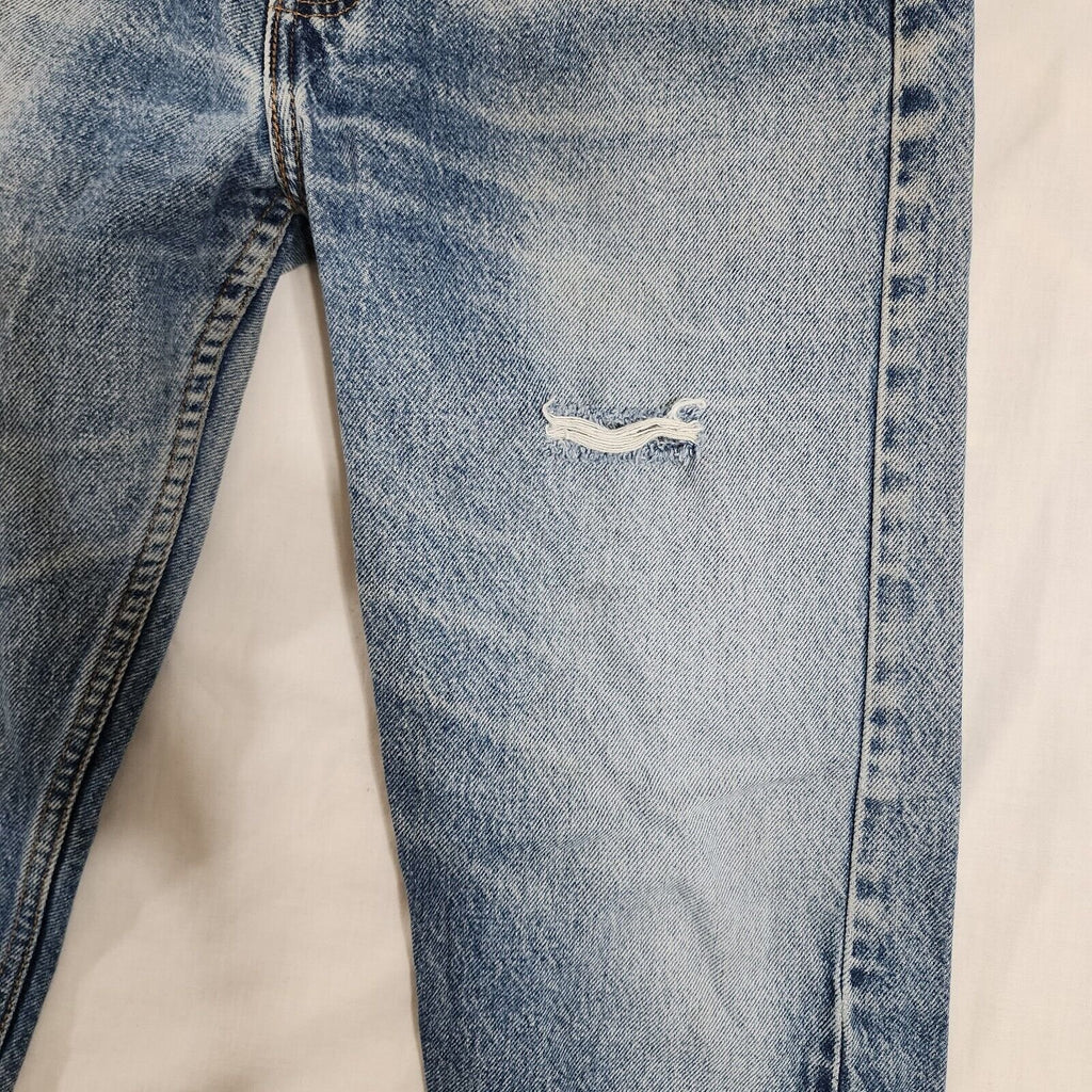 Vintage Orange Tab Levi's 505 Jeans Distressed Mens 32x29