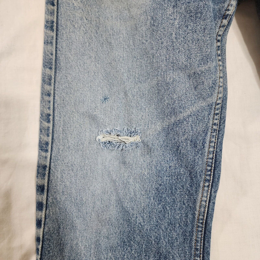 Vintage Orange Tab Levi's 505 Jeans Distressed Mens 32x29