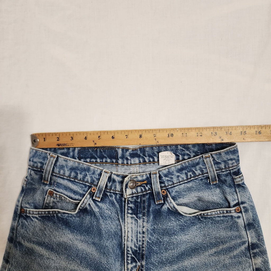Vintage Orange Tab Levi's 505 Jeans Distressed Mens 32x29