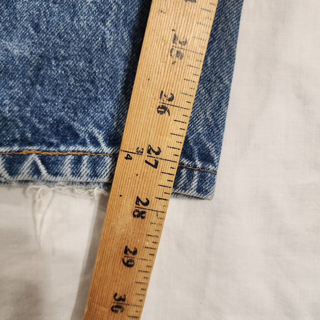 Vintage Orange Tab Levi's 505 Jeans Distressed Mens 32x29