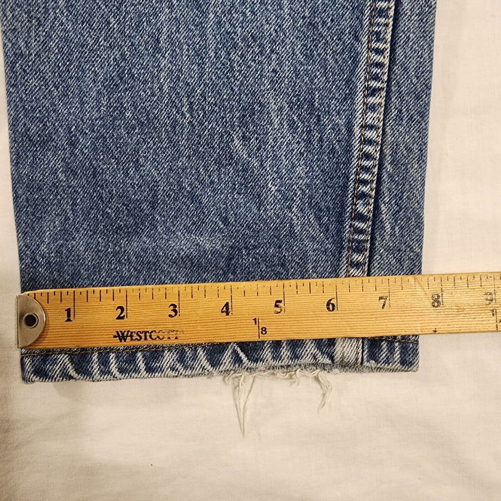 Vintage Orange Tab Levi's 505 Jeans Distressed Mens 32x29
