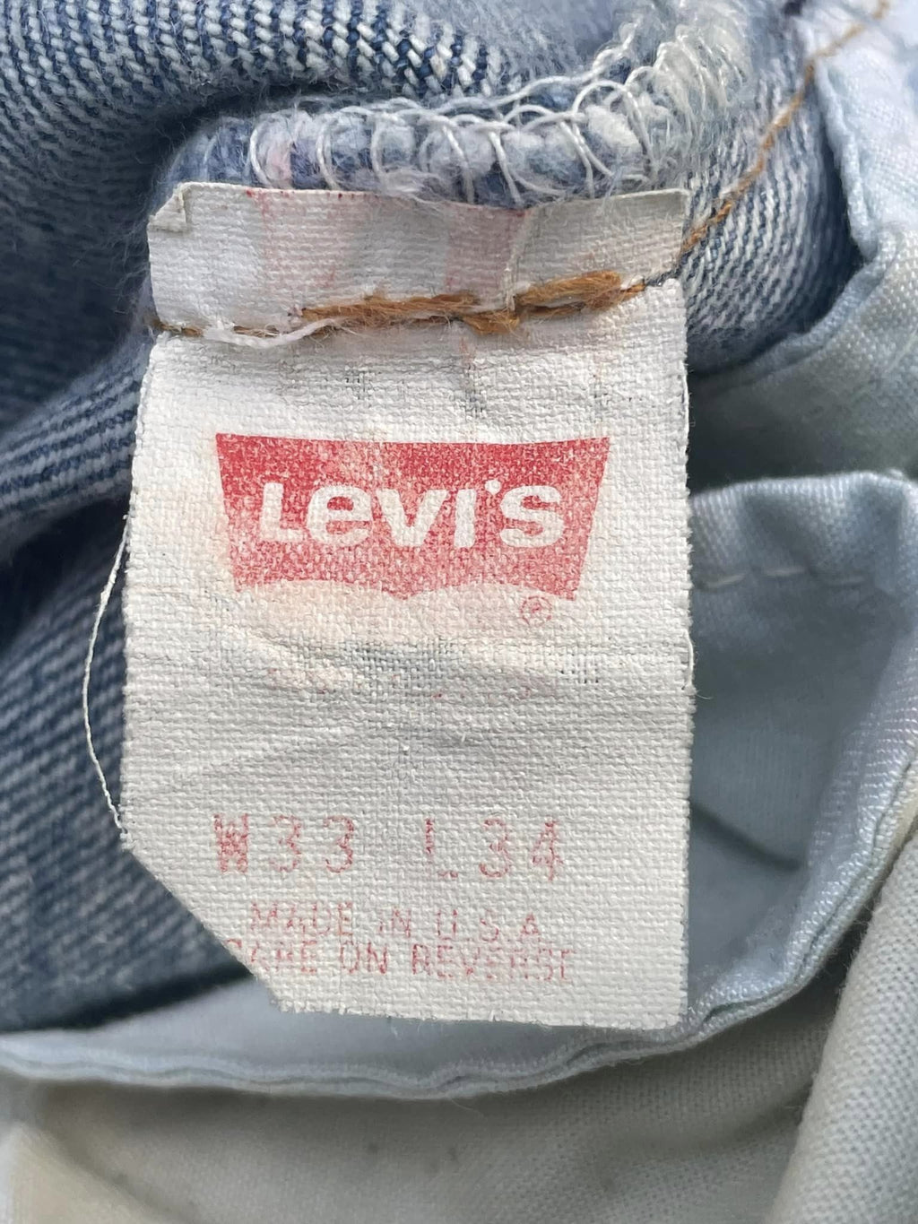 Vintage 1992 Levis 501 e Usa