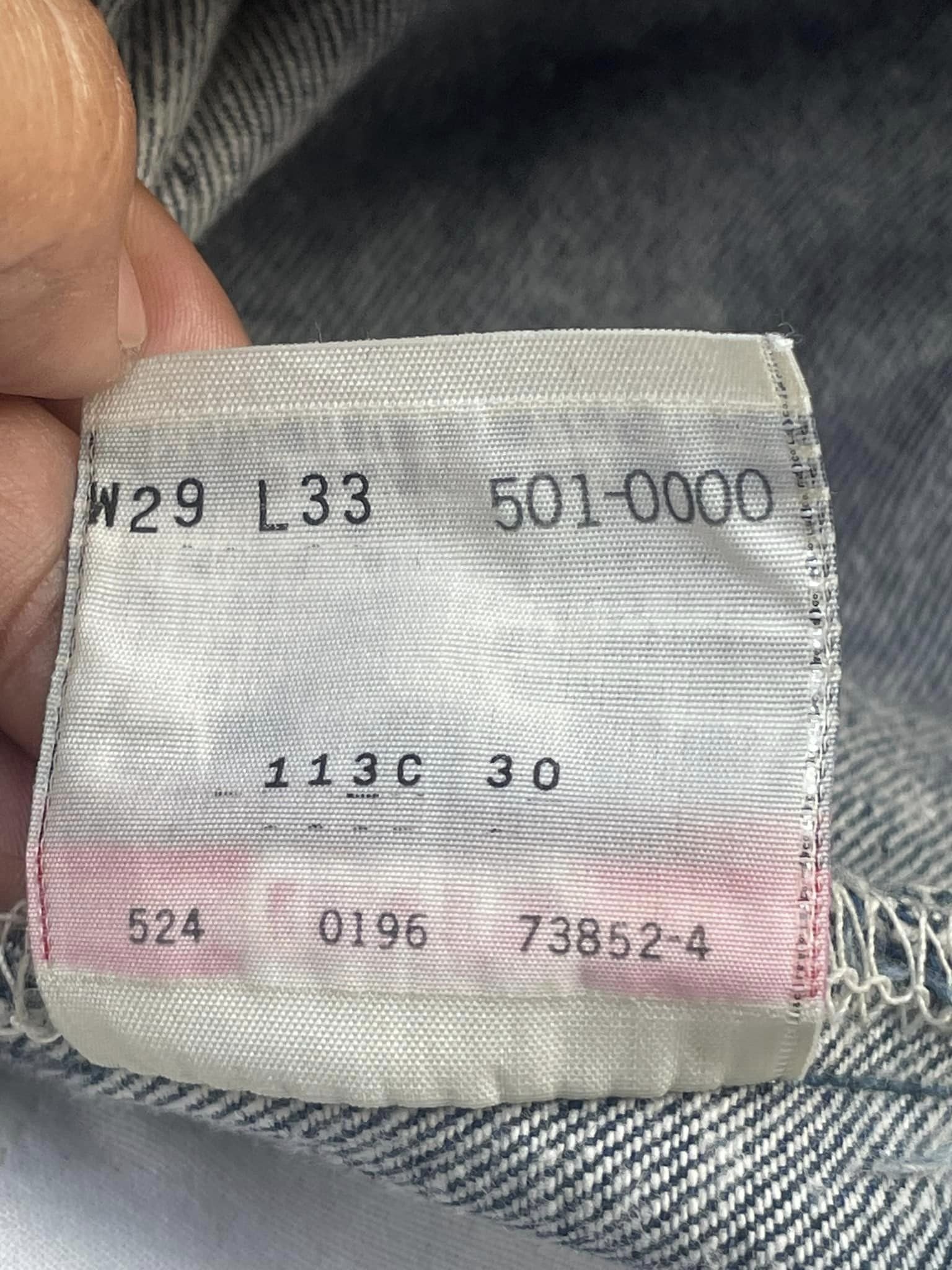 Vintage 1996 Levis 501 XX e Usa