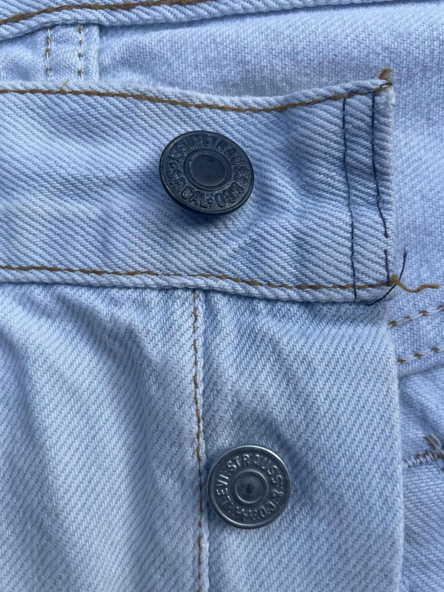 Vintage 1988 Levis 501 XX e Usa Faded Denim
