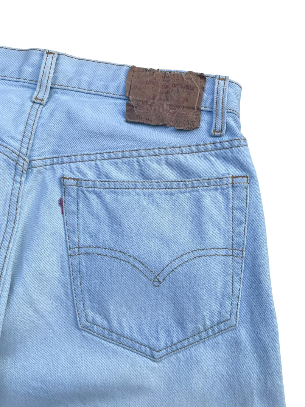 Vintage 1988 Levis 501 XX e Usa Faded Denim