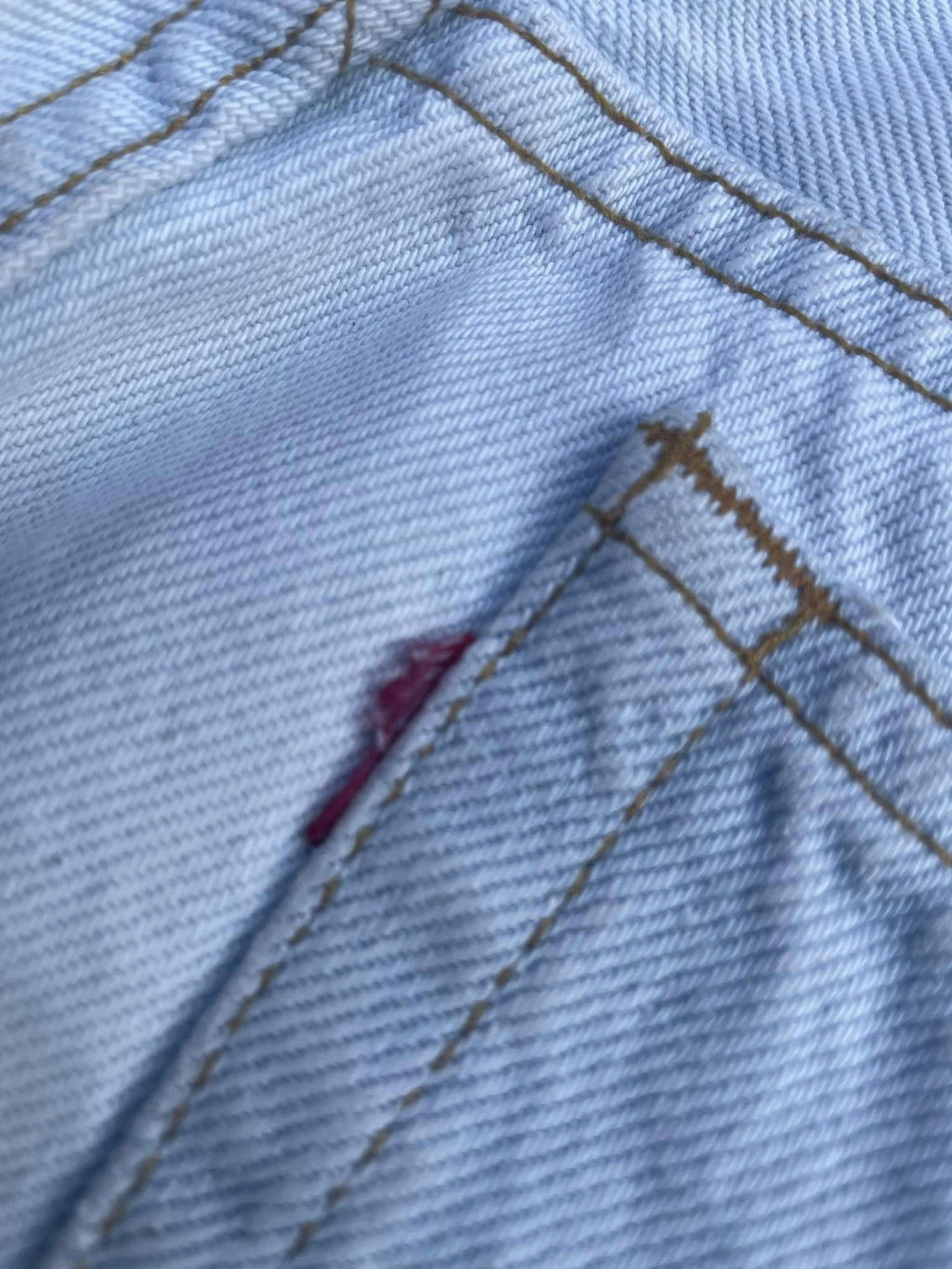 Vintage 1988 Levis 501 XX e Usa Faded Denim
