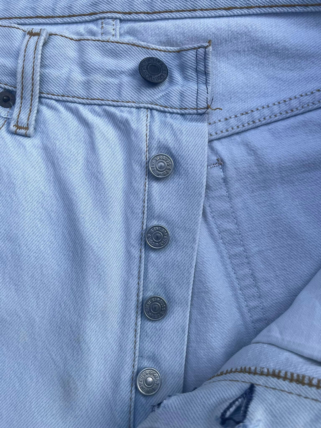 Vintage 1988 Levis 501 XX e Usa Faded Denim
