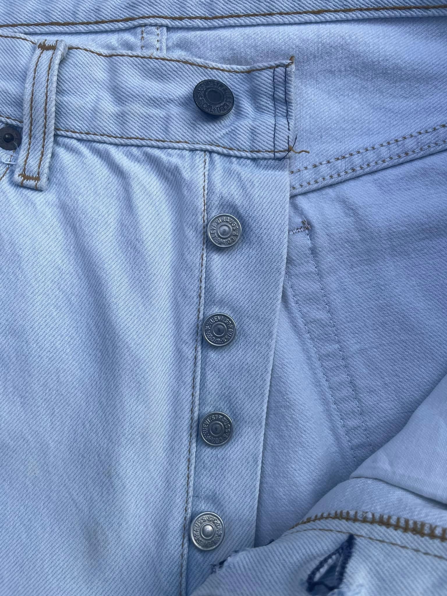 Vintage 1988 Levis 501 XX e Usa Faded Denim