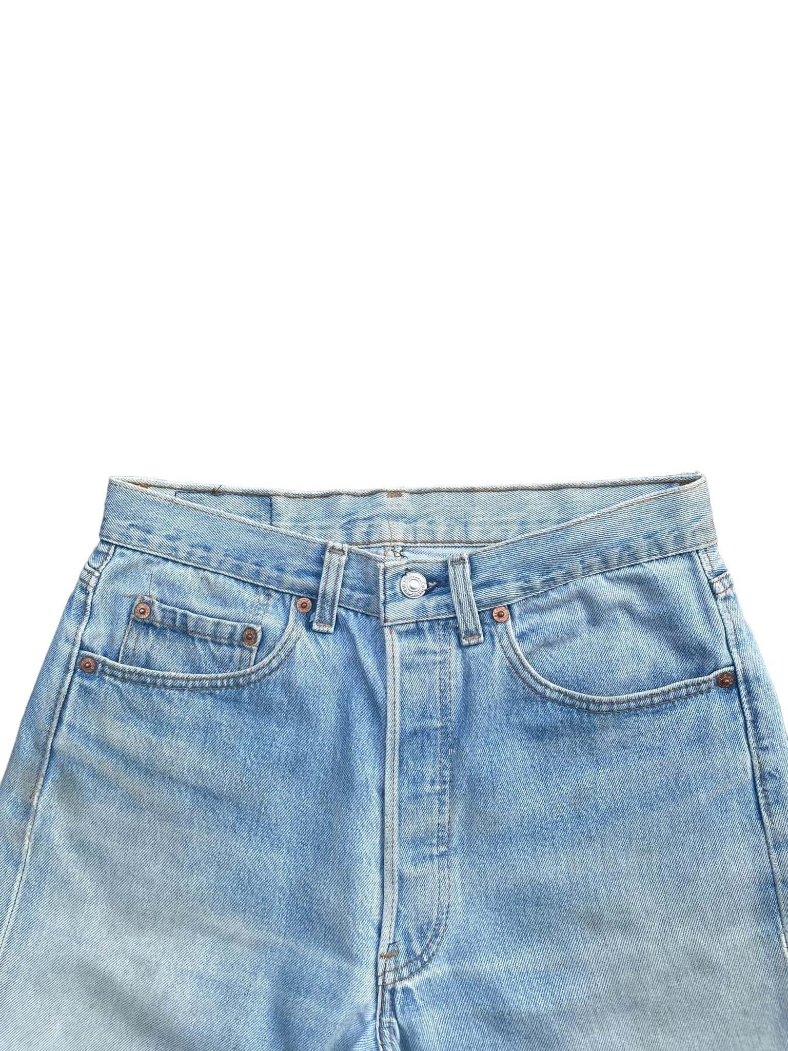Vintage 1991 Levis 501 e Usa Faded Distressed