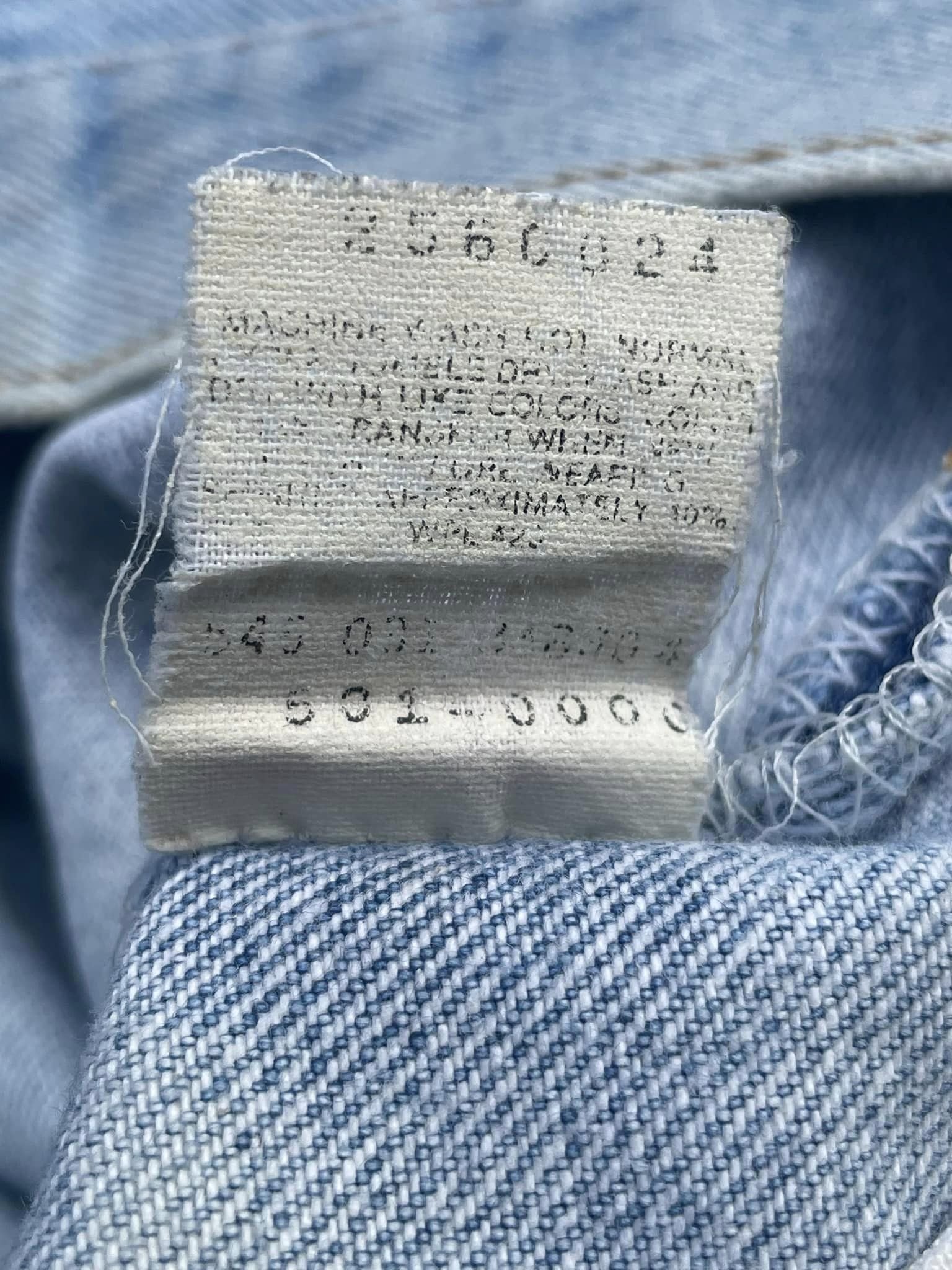 Vintage 1991 Levis 501 e Usa Faded Distressed