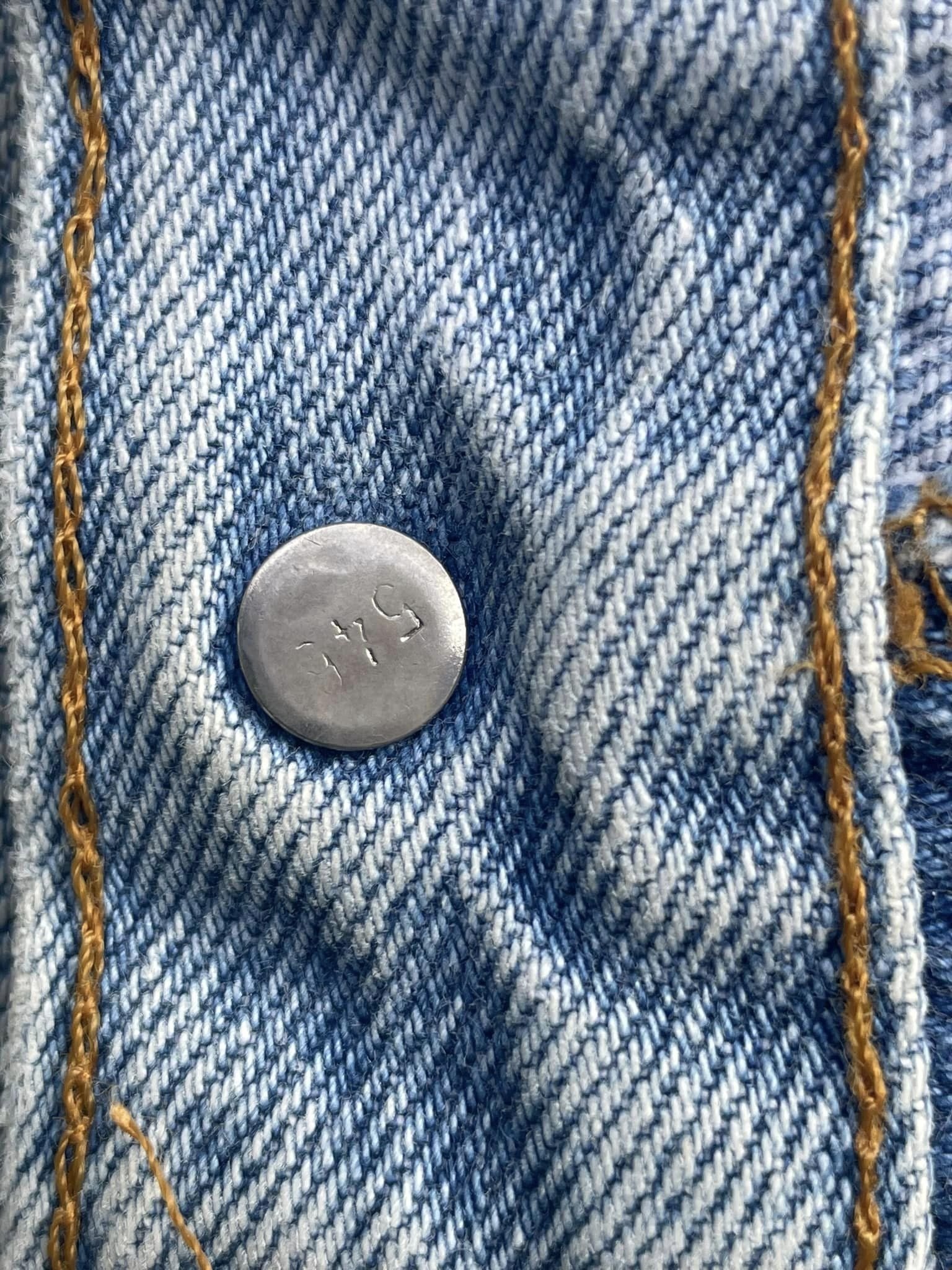 Vintage 1991 Levis 501 e Usa Faded Distressed