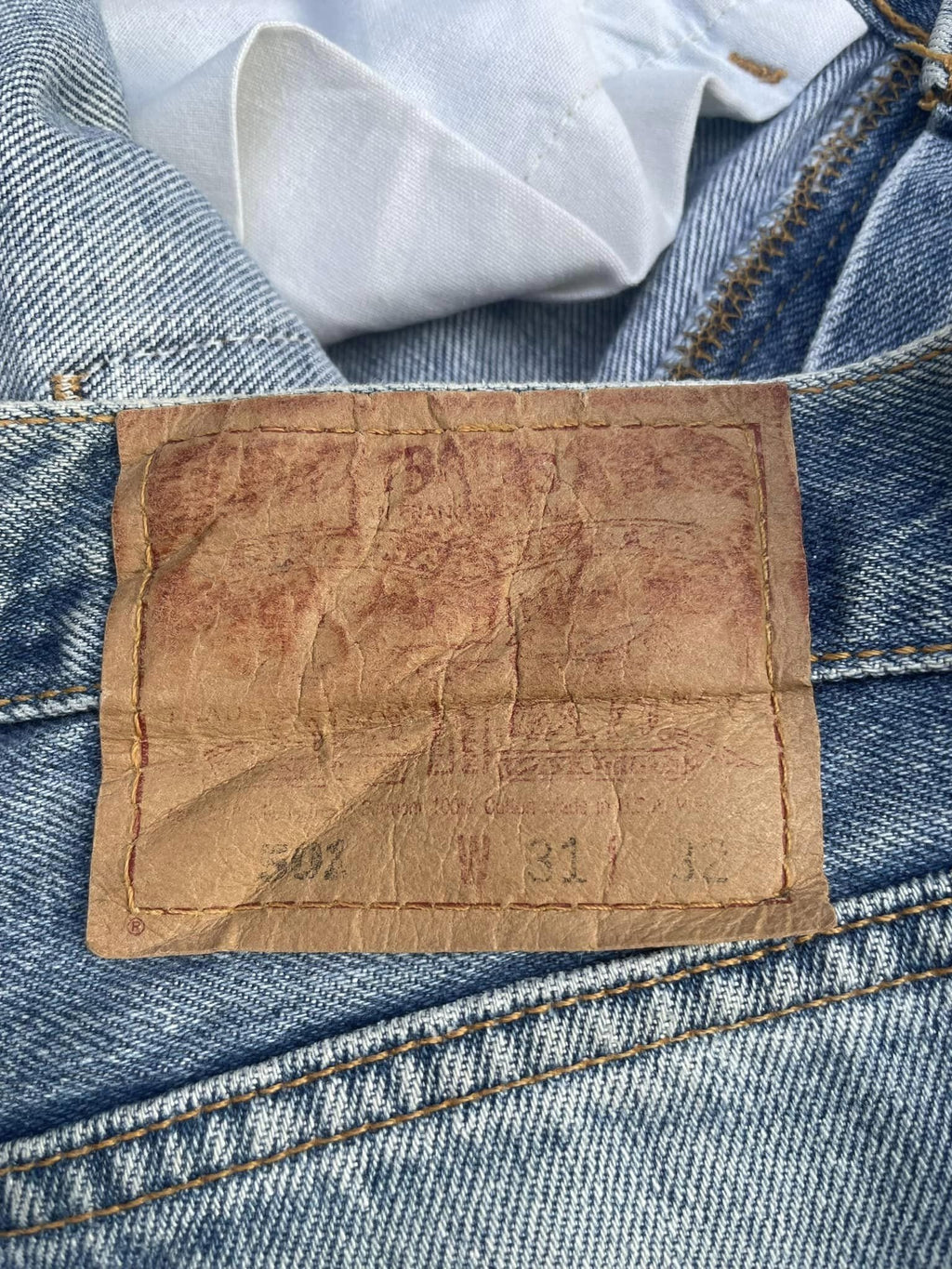 Vintage 1997 Levis 501 e Usa Faded Distressed