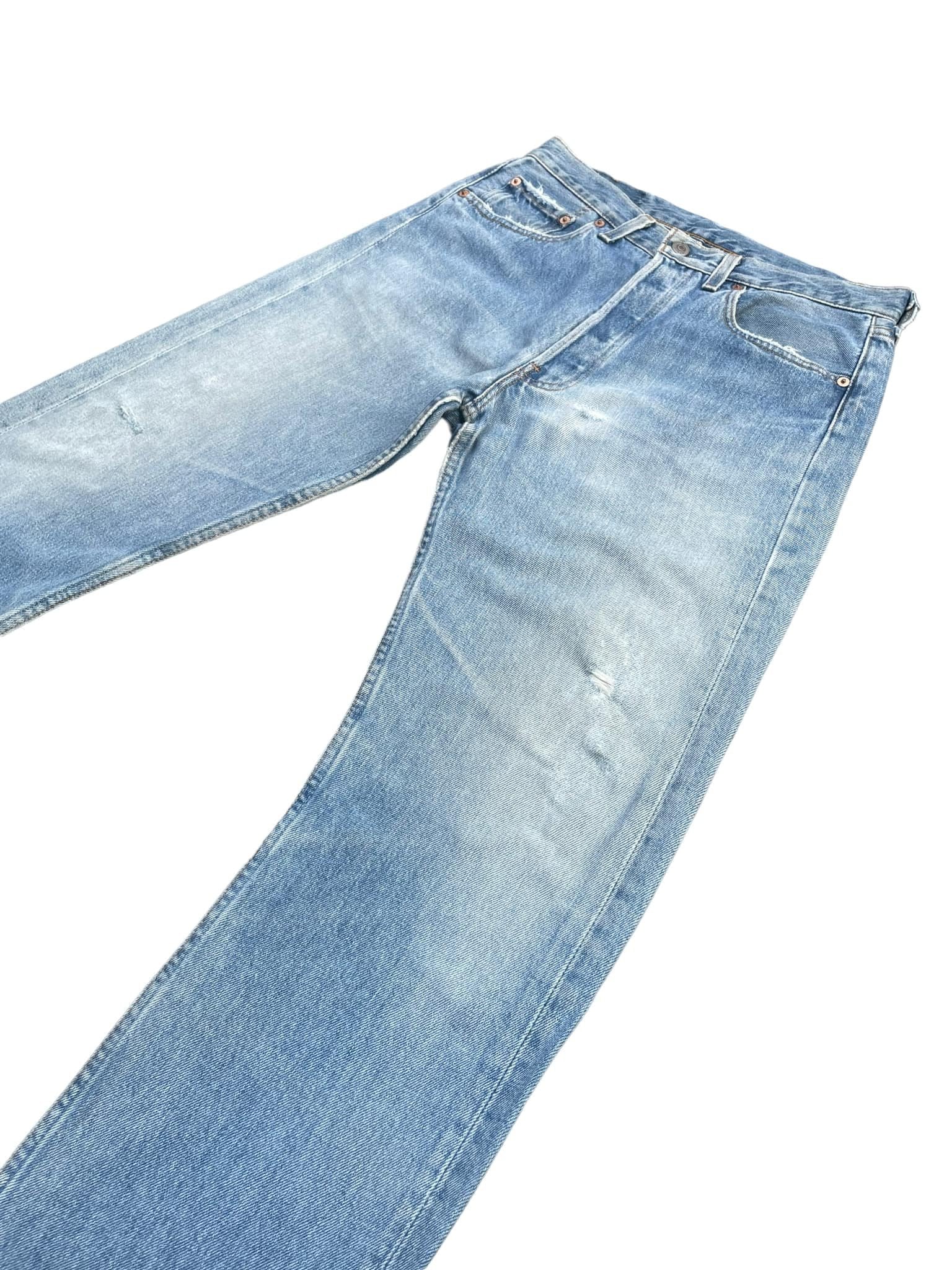 Vintage 1997 Levis 501 e Usa Faded Distressed