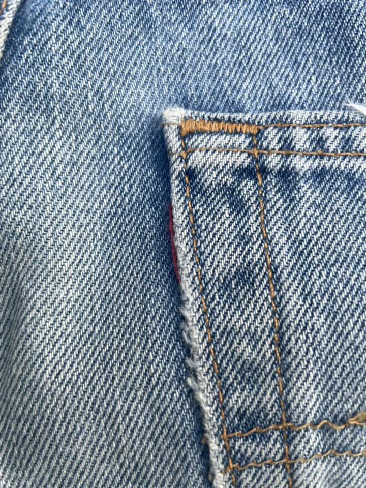 Vintage 1997 Levis 501 e Usa Faded Distressed