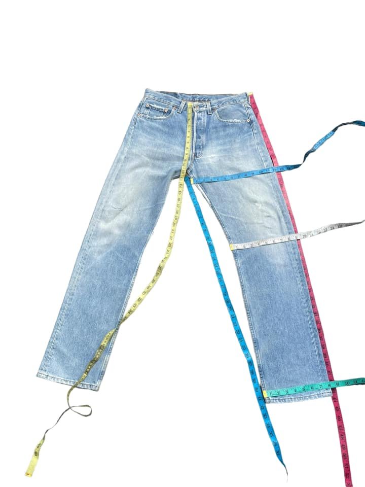 Vintage 1997 Levis 501 e Usa Faded Distressed