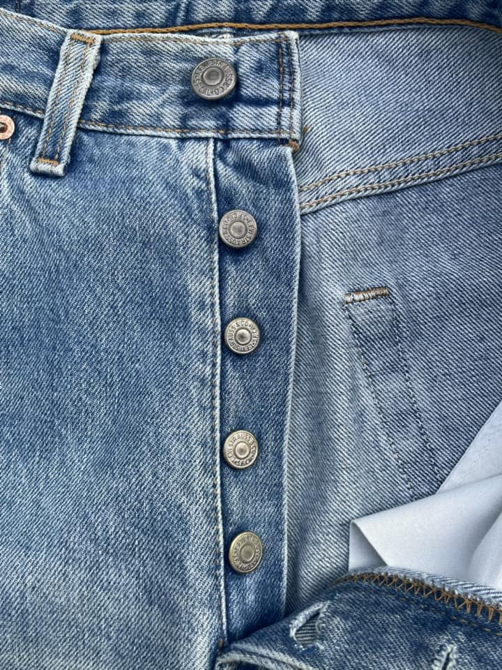 Vintage 1997 Levis 501 e Usa Faded Distressed
