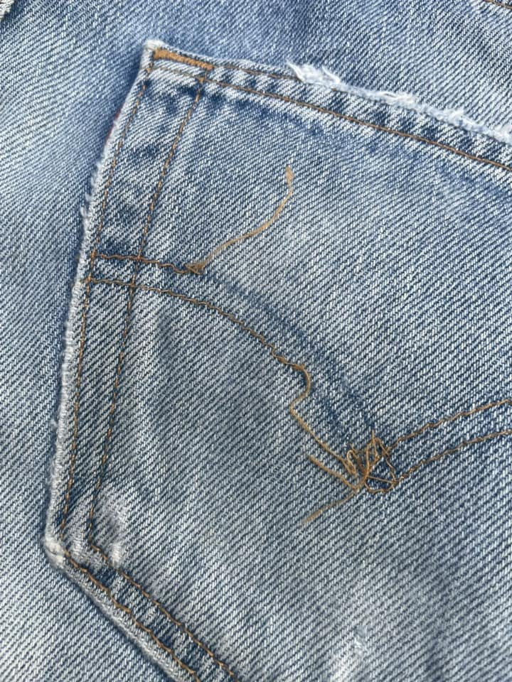 Vintage 1997 Levis 501 e Usa Faded Distressed