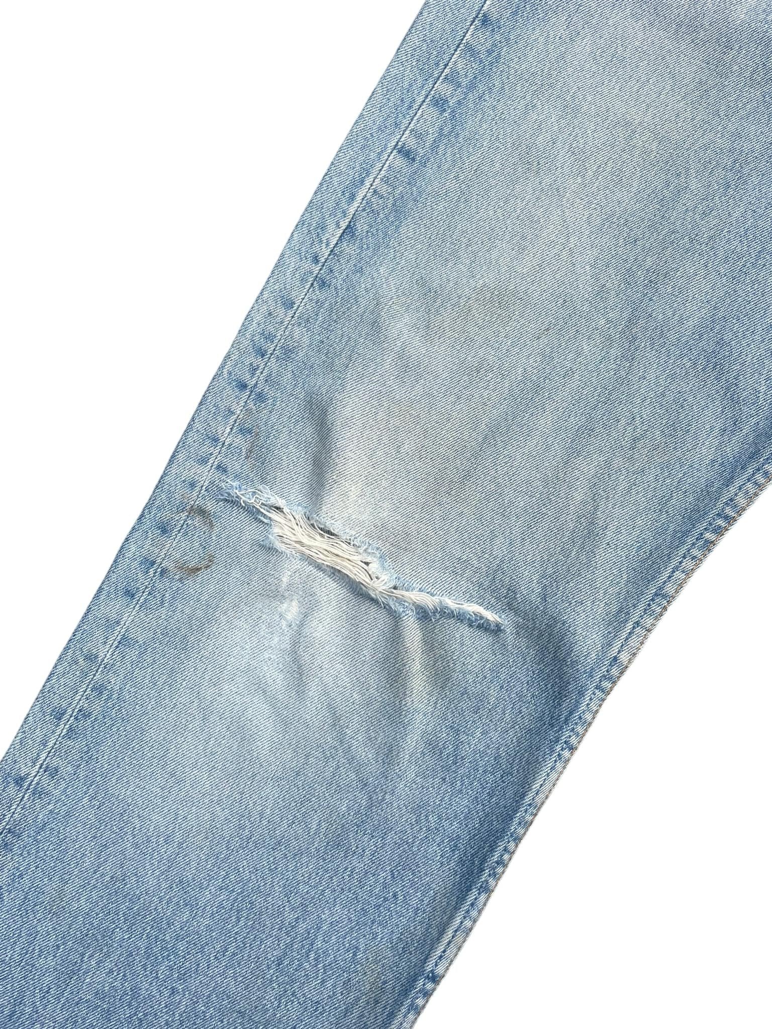 Vintage 1996 Levis 501 e Usa Irregular Faded Distressed