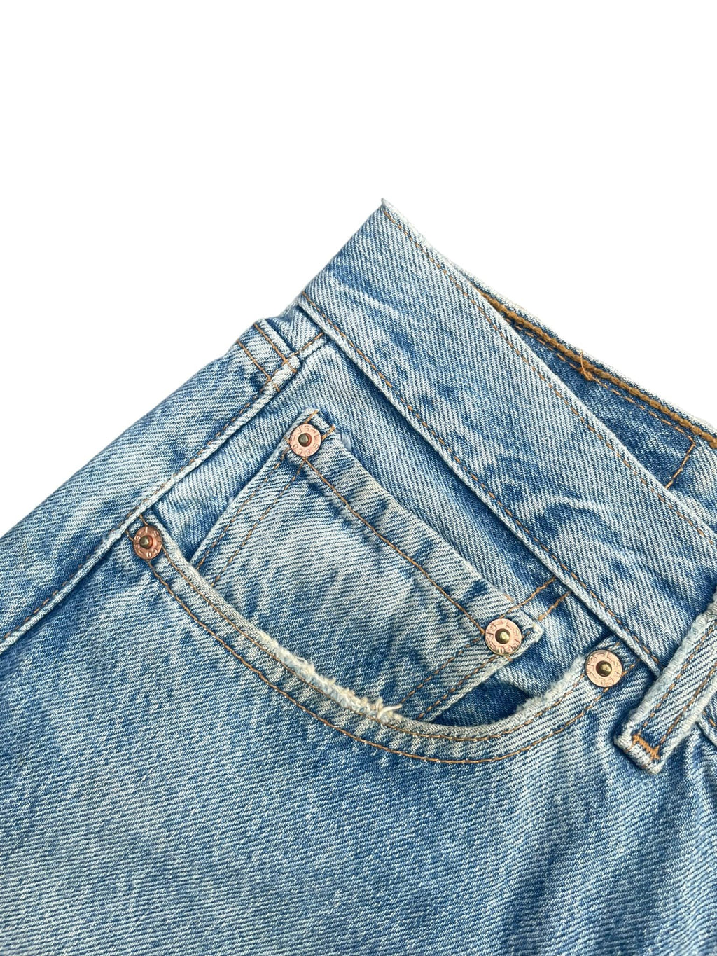 Vintage 1996 Levis 501 e Usa Irregular Faded Distressed