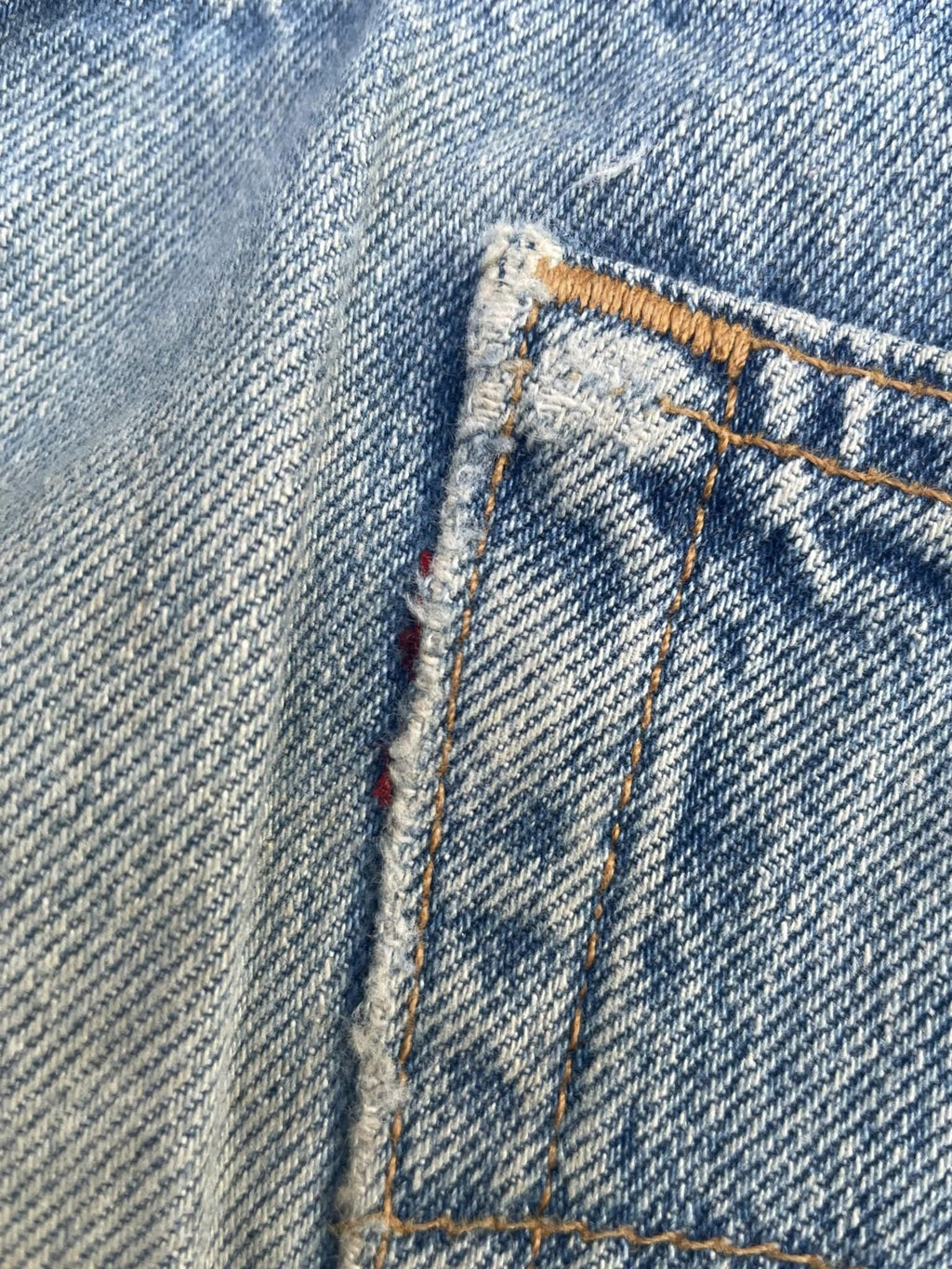 Vintage 1996 Levis 501 e Usa Irregular Faded Distressed